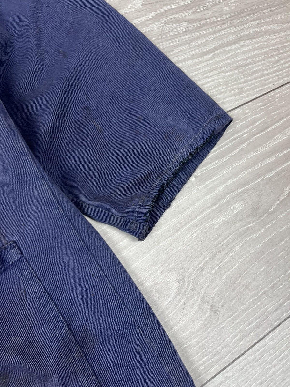 Le Laboureur Le Laboureur Vintage 70s French Blue Work Chore Jacket Size US L / EU 52-54 / 3 - 8 Thumbnail