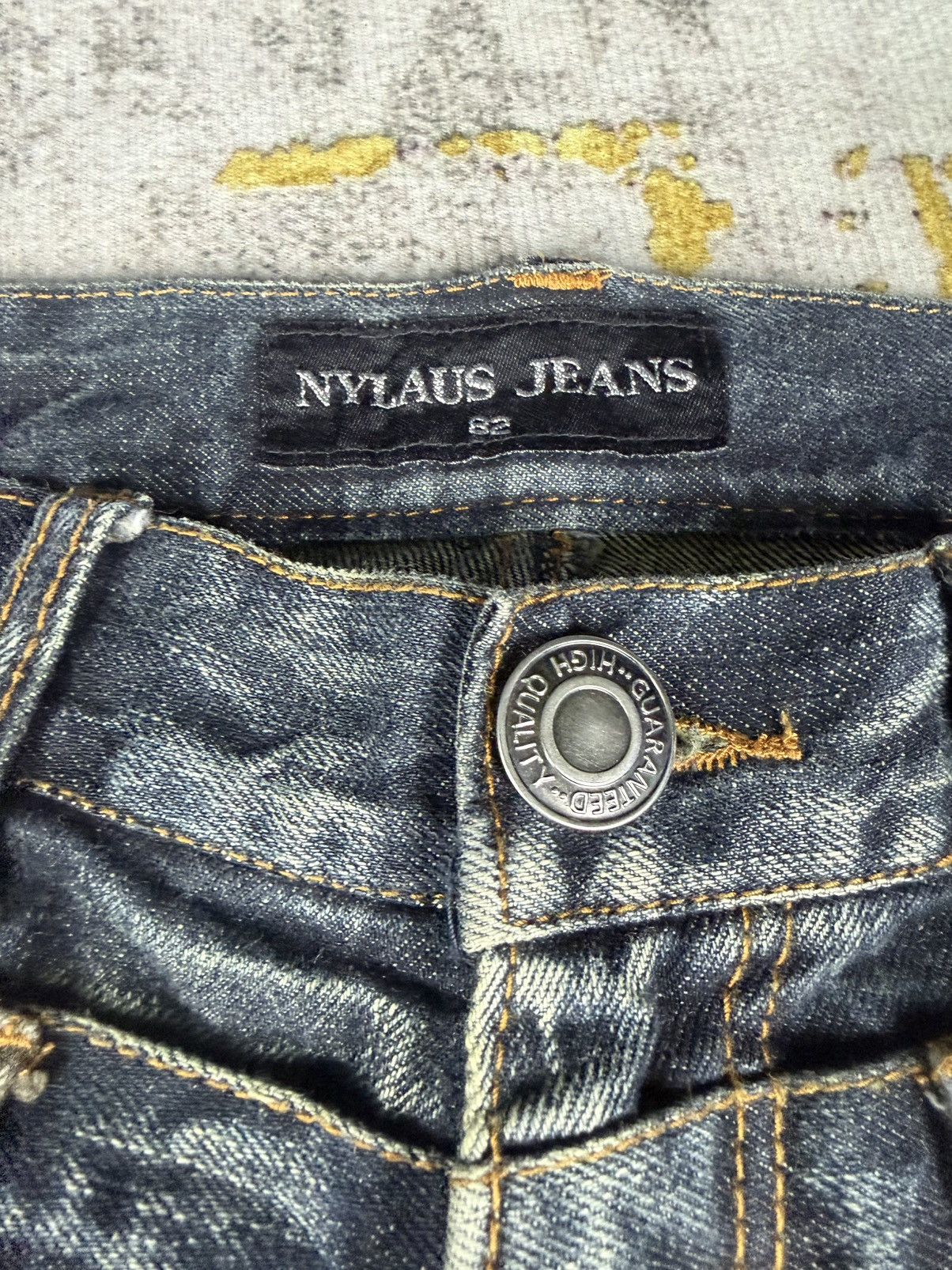 If Six Was Nine Y2k Vintage Nylause Studded Clawmark Jeans Size US 32 / EU 48 - 12 Thumbnail
