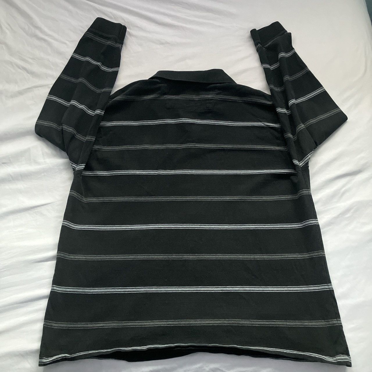 Vintage × Vintage Foundry Foundry Long Sleeve Striped Shirt Size US XL / EU 56 / 4 - 2 Thumbnail