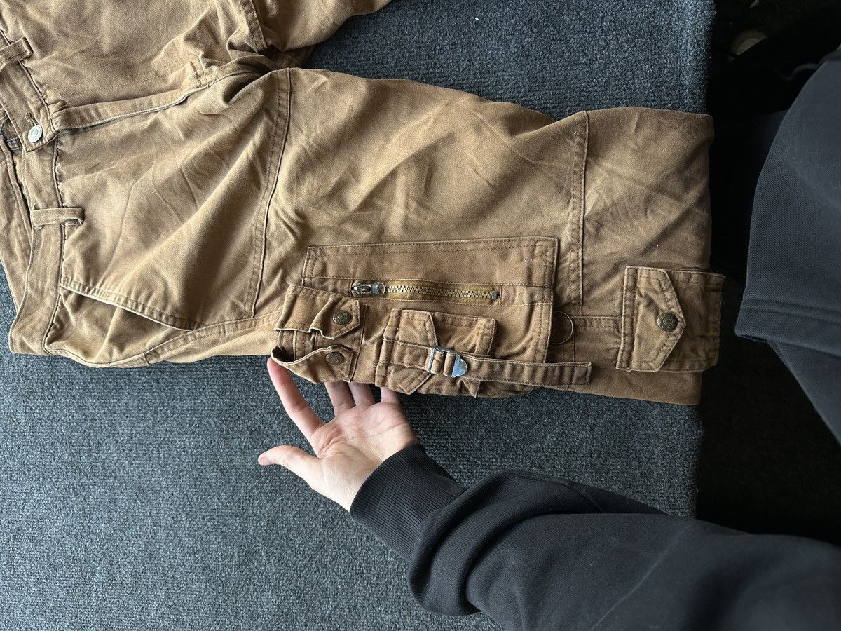 Other 🚨RARE 90s MULTIPOCKET Stone Wash BROWN Jeans Mens 30 Size US 30 / EU 46 - 5 Thumbnail