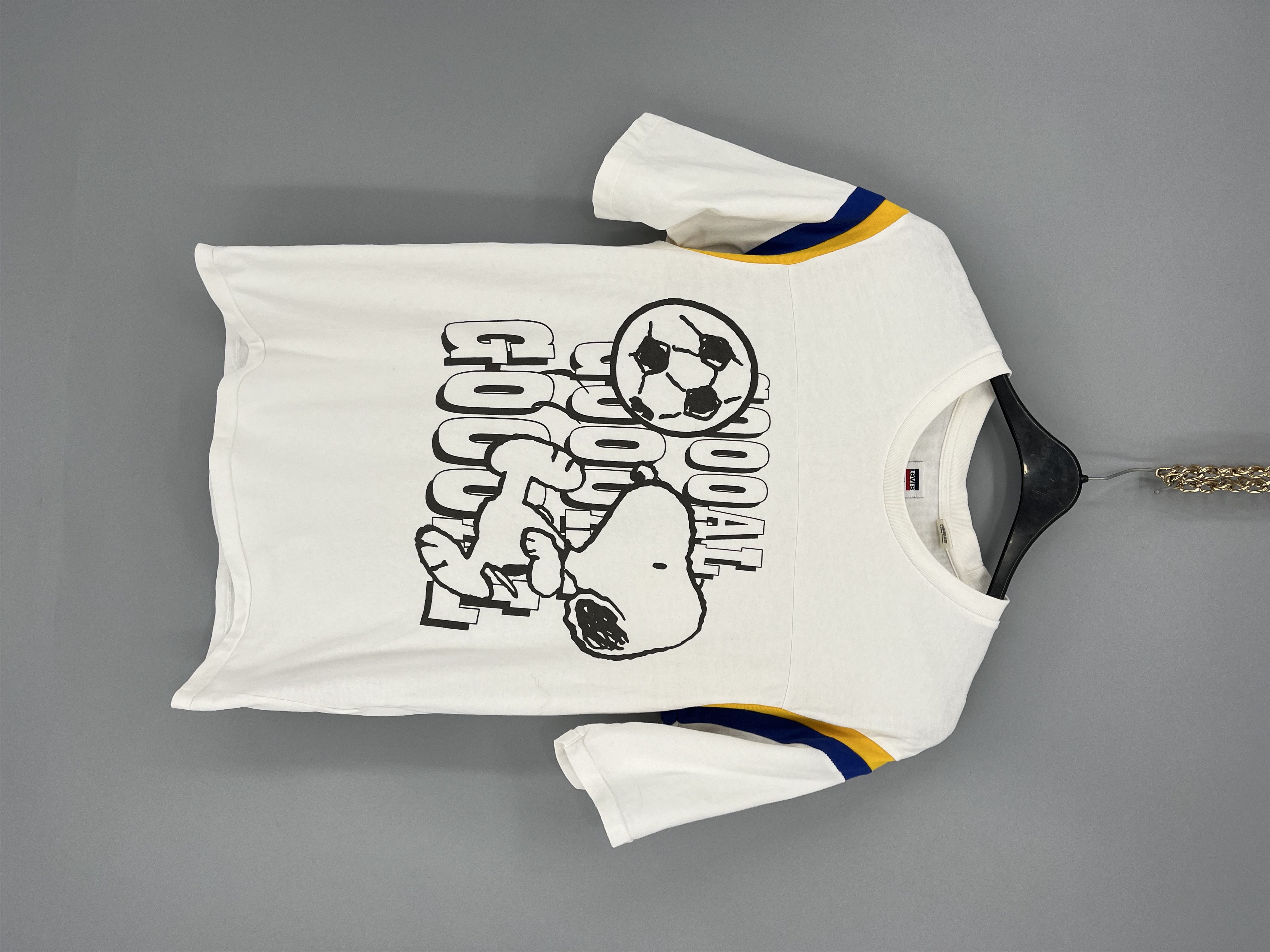 Levi's Football Tee Gooaal Snoopy Peanuts Tee T-Shirt Size XS Size US XS / EU 42 / 0 - 1 Thumbnail
