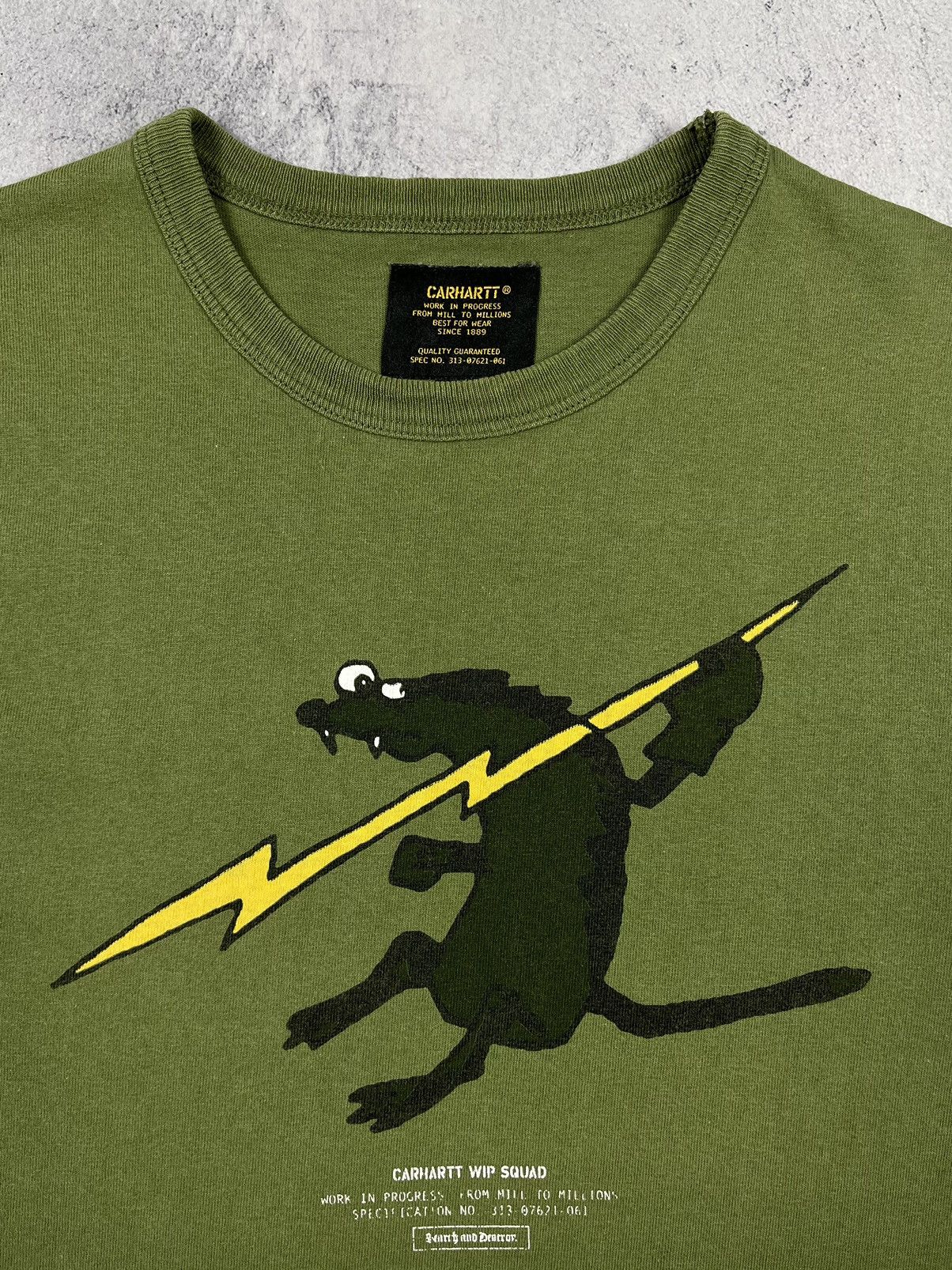 Carhartt Vintage Carhartt WIP opossum military tee 90’s Size US XS / EU 42 / 0 - 4 Thumbnail