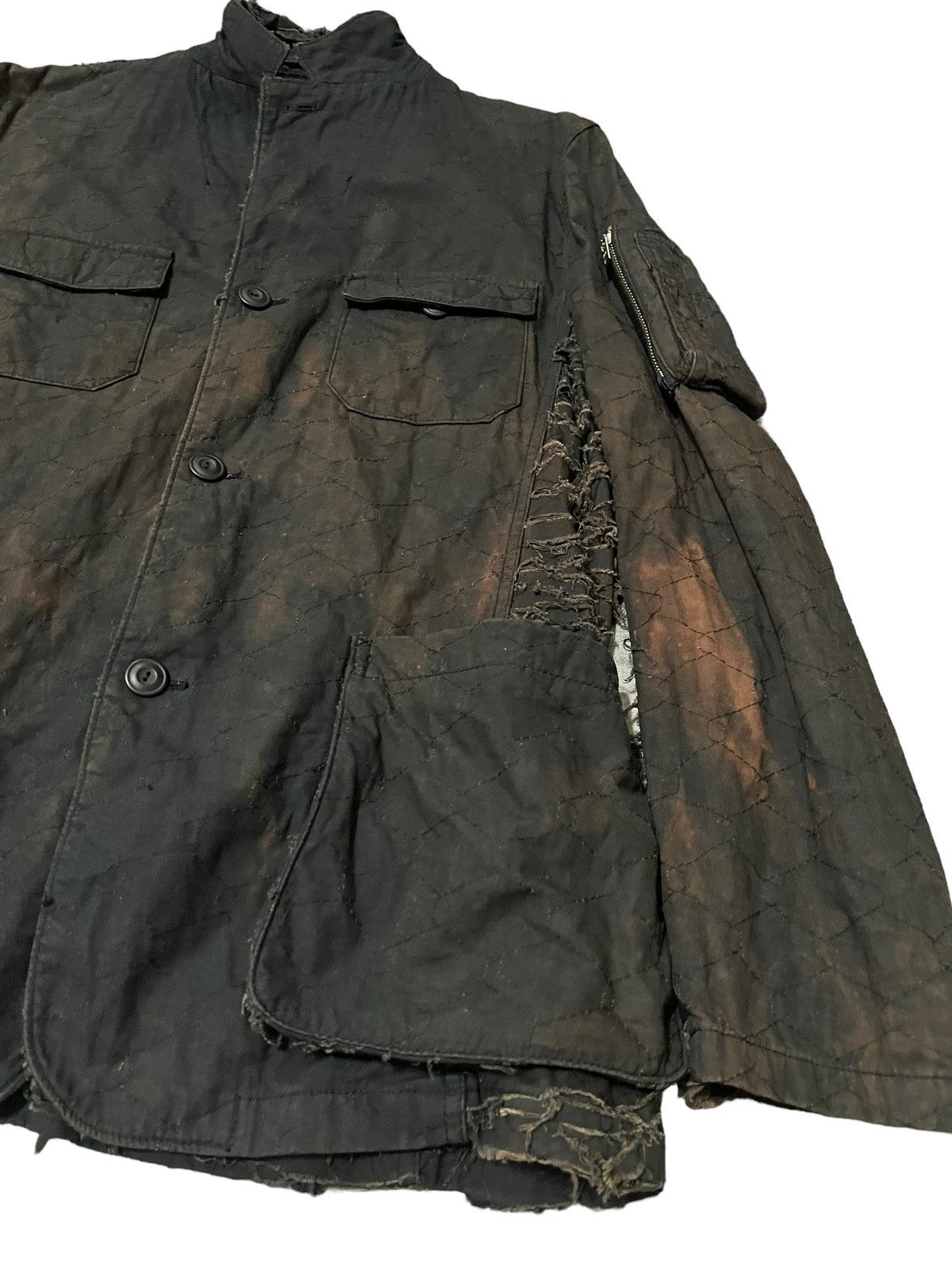 Japanese Brand × PPFM A Vintage Distressed Scab Faded Smoke Faded Jacket Size US L / EU 52-54 / 3 - 11 Thumbnail