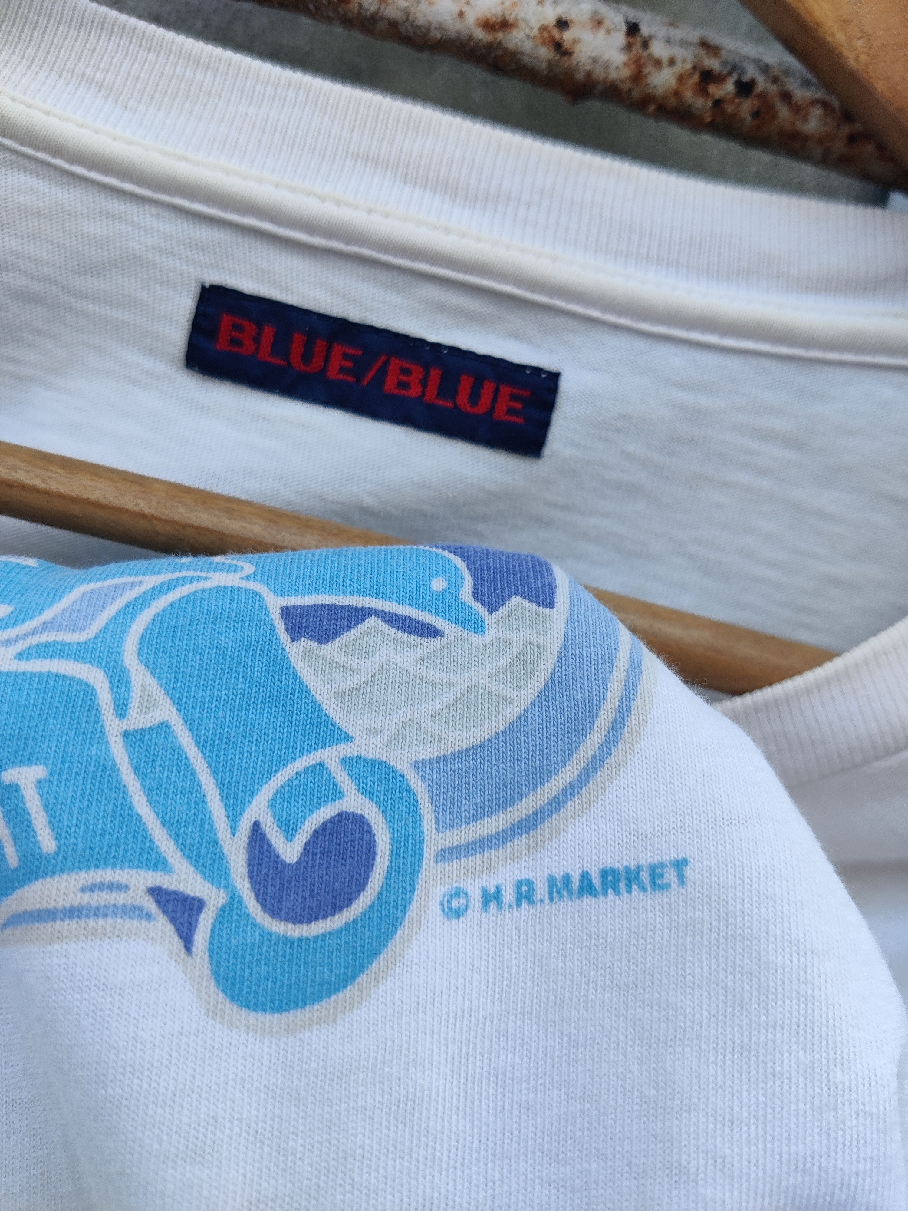 Blue Blue Japan Vintage Blue Blue x HR Market Japanese Brand Shirt Size US M / EU 48-50 / 2 - 5 Thumbnail