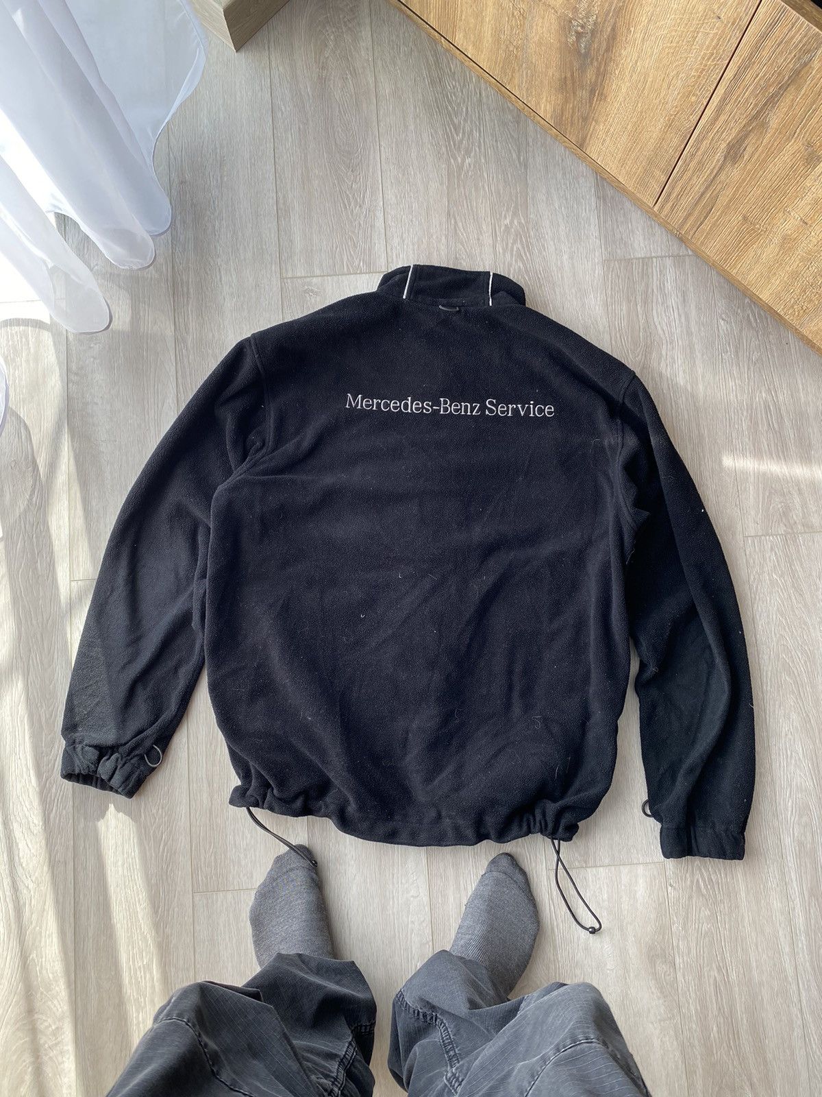 Mercedes-Benz Vintage Mercedes Benz Service Formula 1 Racing Fleece Jacket Size US L / EU 52-54 / 3 - 7 Thumbnail