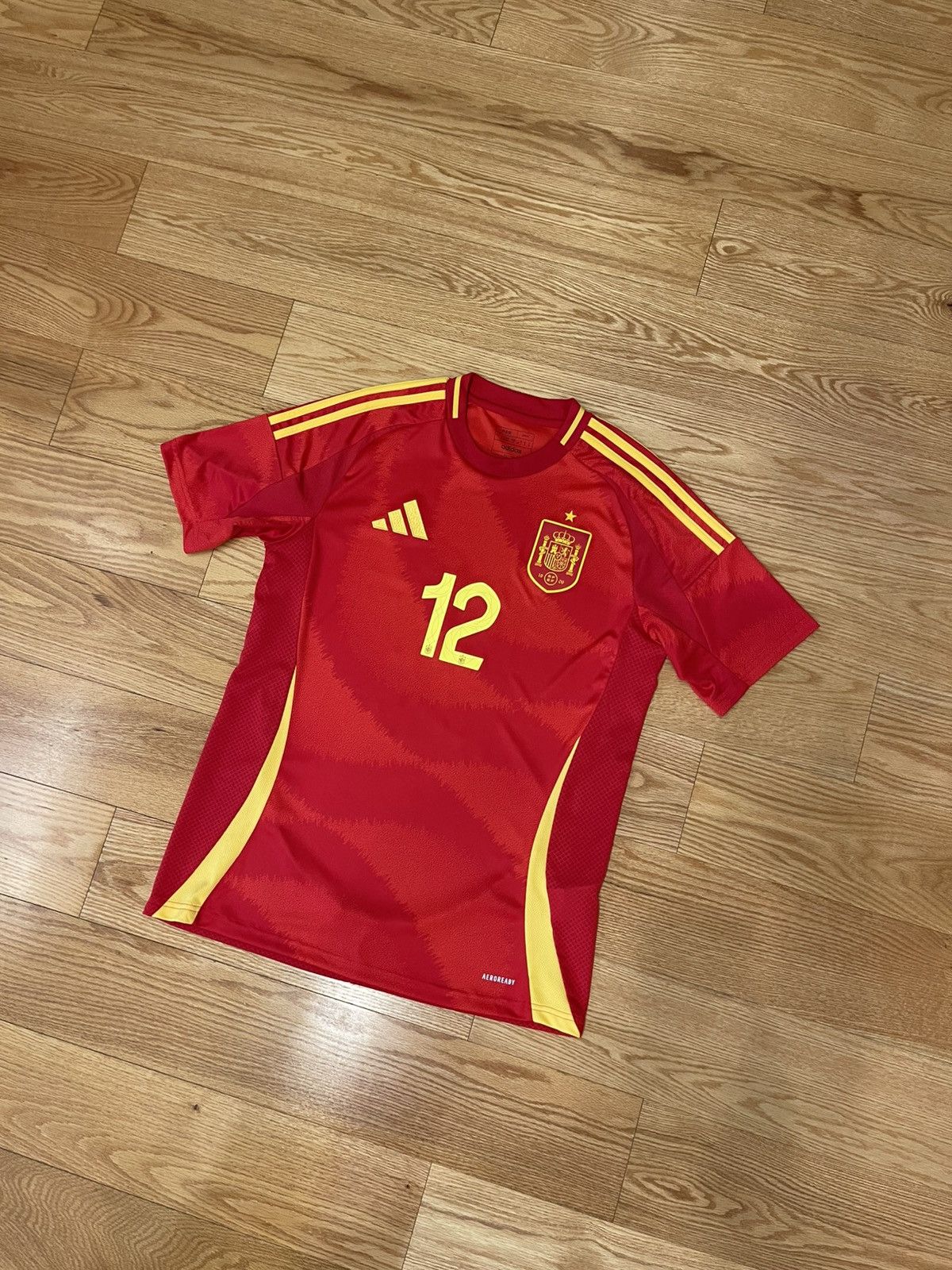Adidas Adidas Spain DEAN HUIJSEN🇪🇸 2024/25 home jersey (Size medium) Size US M / EU 48-50 / 2 - 2 Thumbnail
