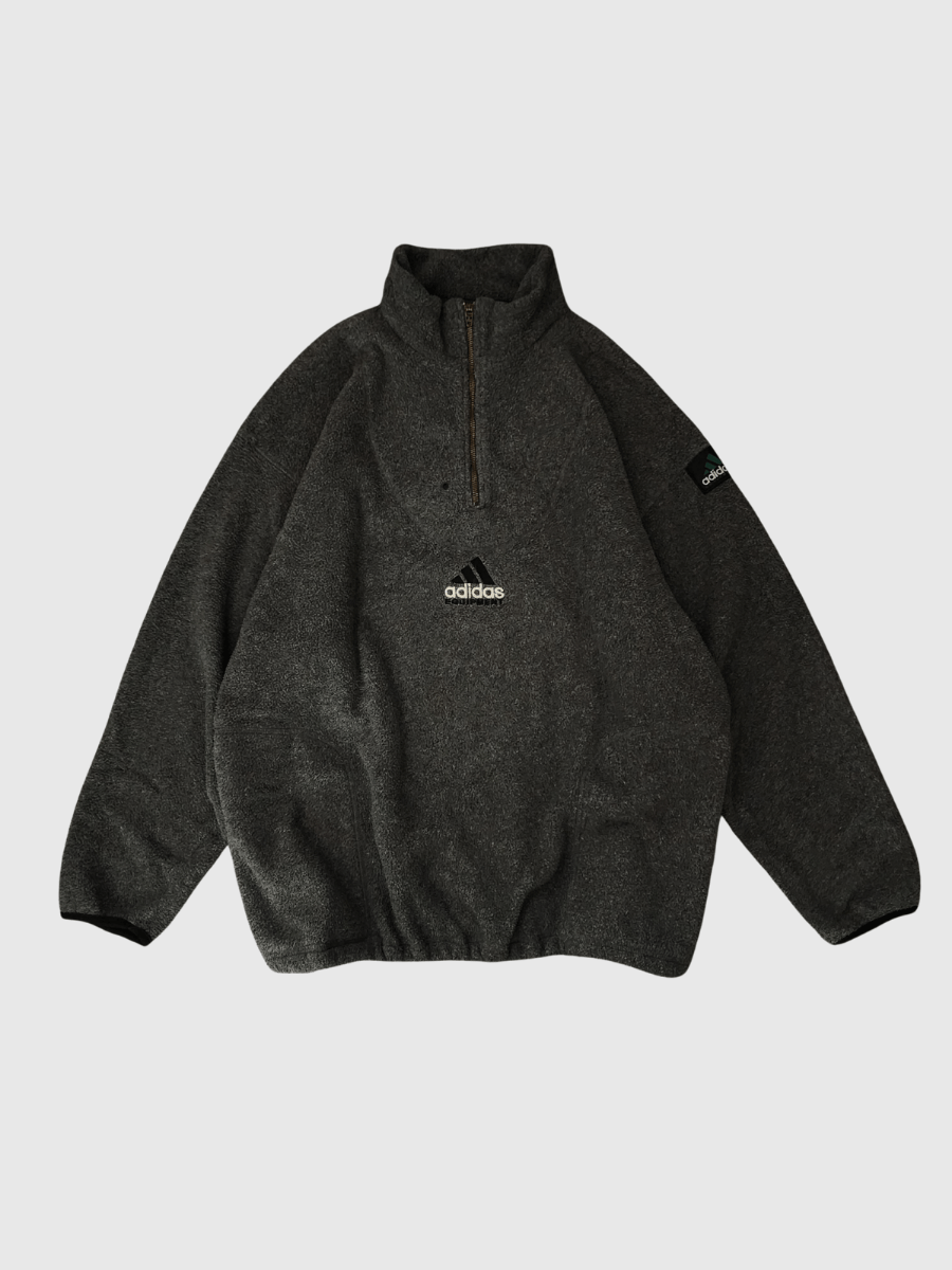 Adidas 90s Adidas EQT Fleece Polartec Quarter Zip Pullover Sweater Size US XL / EU 56 / 4 - 3 Thumbnail