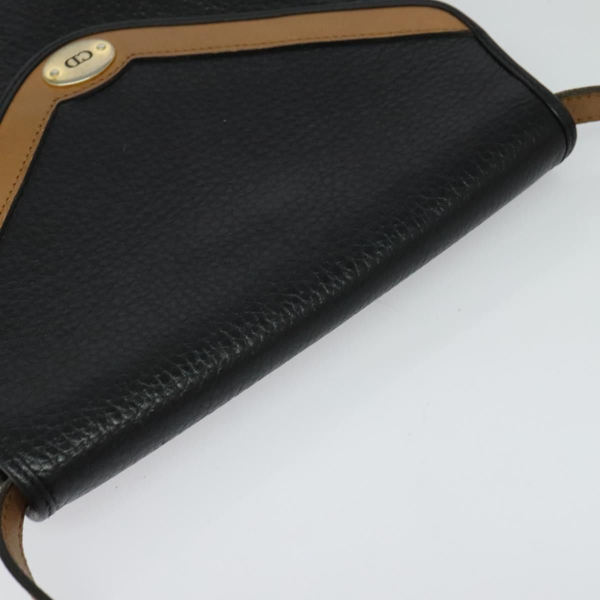 Dior DIOR Shoulder Bag Leather Black Gold Size ONE SIZE - 6 Thumbnail