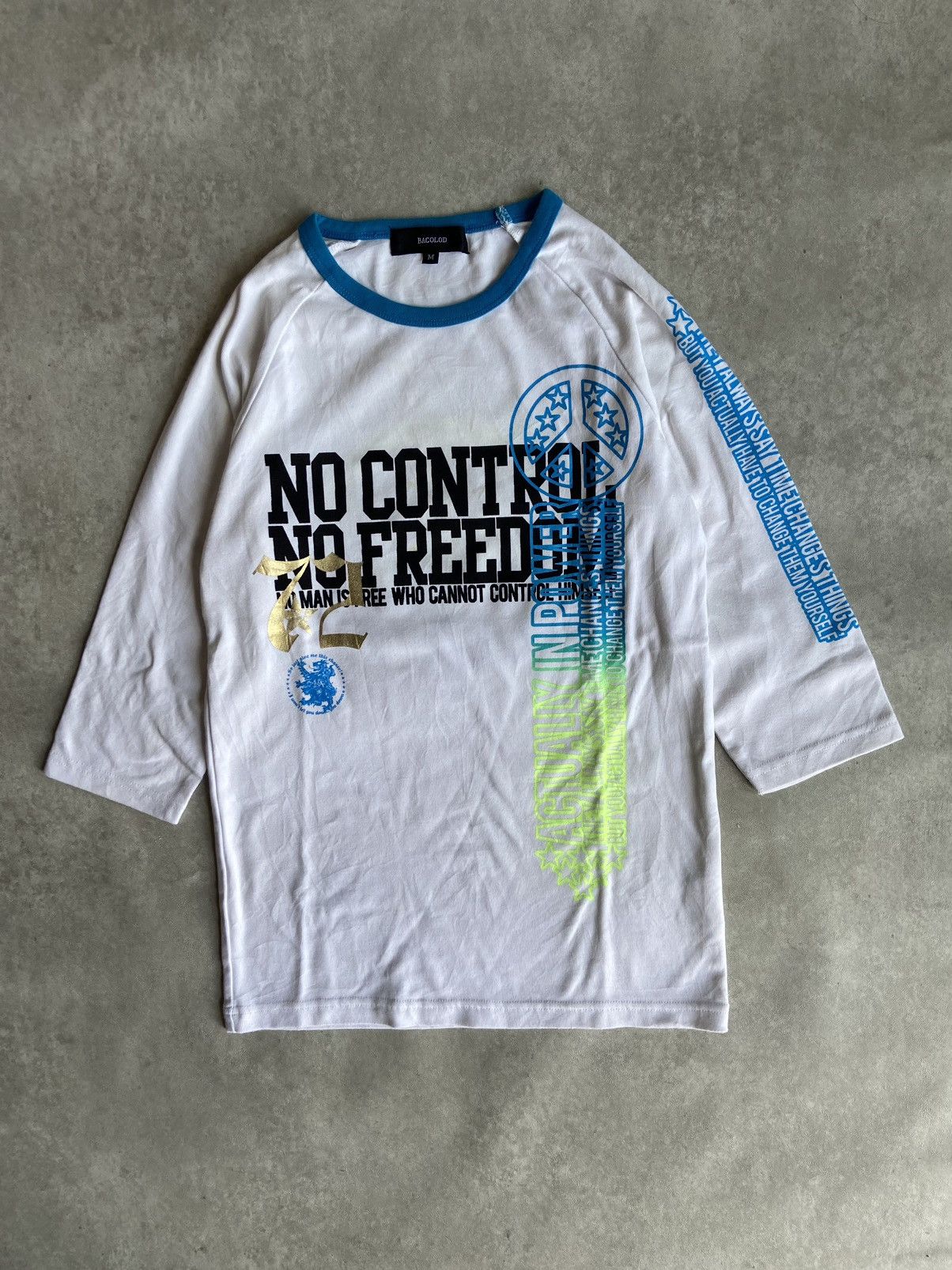 If Six Was Nine × Japanese Brand × Le Grande Bleu (L.G.B.) Bacolod No Control No Freedom Raglan Size US M / EU 48-50 / 2 - 1 Thumbnail