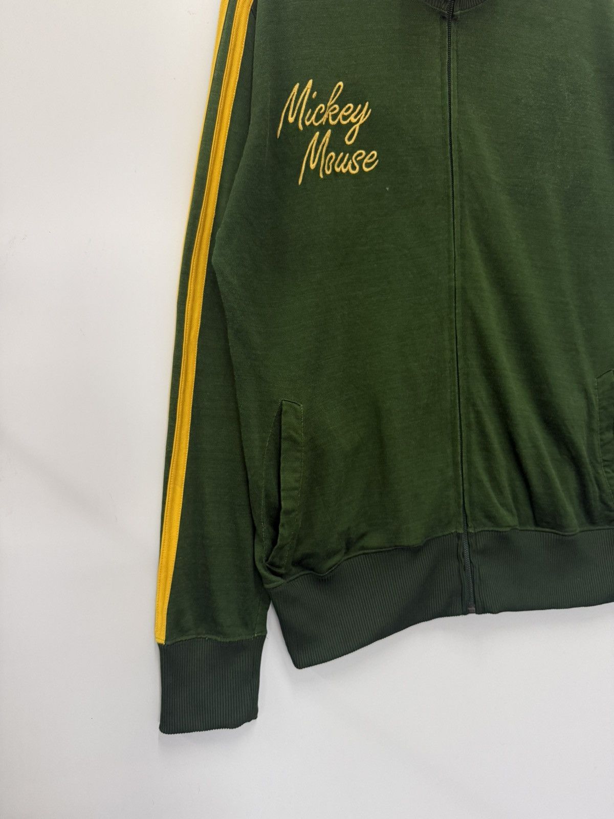 Disney 🔥 Vintage Mickey Mouse Disney Park Track Top - L Size US L / EU 52-54 / 3 - 3 Thumbnail