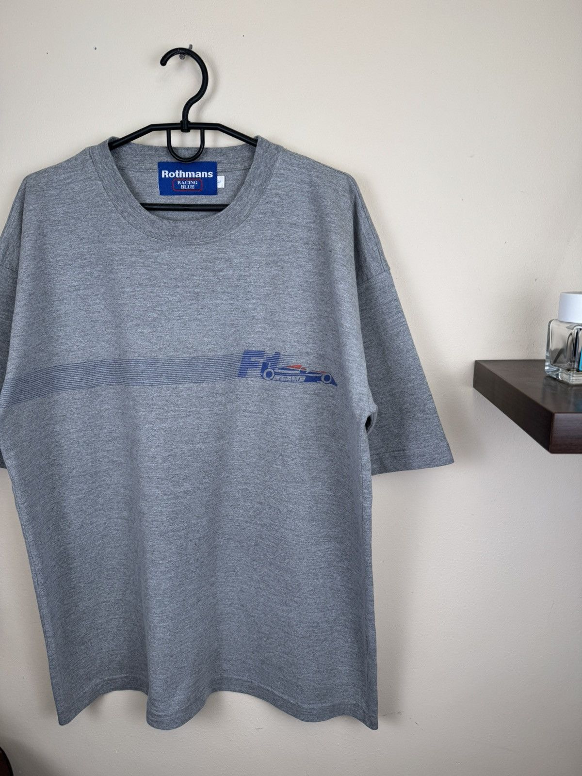 Other Vintage Rothmans Racing Blue T shirt Williams Renault L F1 Size US XL / EU 56 / 4 - 6 Thumbnail