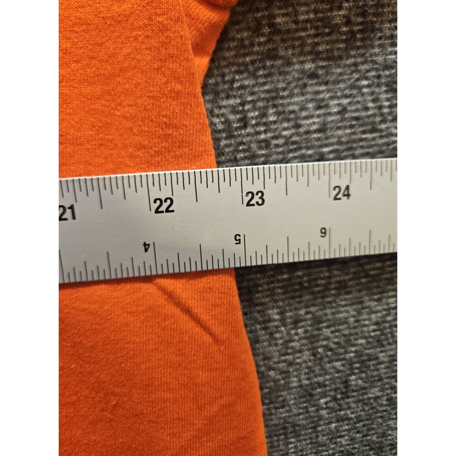 Delta VTG 90s Delta Texas Bullshirt Graphic T-Shirt USA Made Size XL Short Sleeve Orange Cotton Unisex Size US XL / EU 56 / 4 - 6 Thumbnail