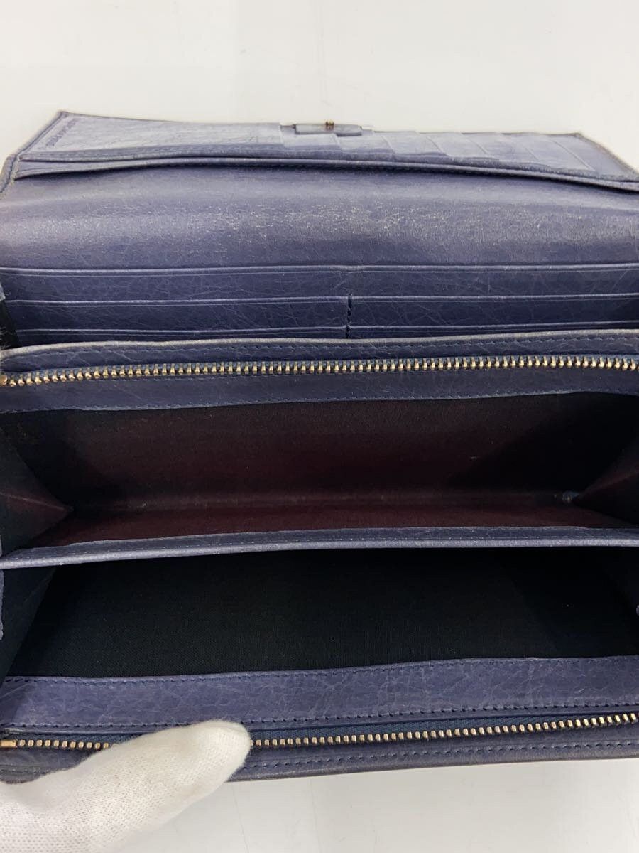 Balenciaga Balenciaga Leather Long Wallet Grey Size ONE SIZE - 3 Thumbnail