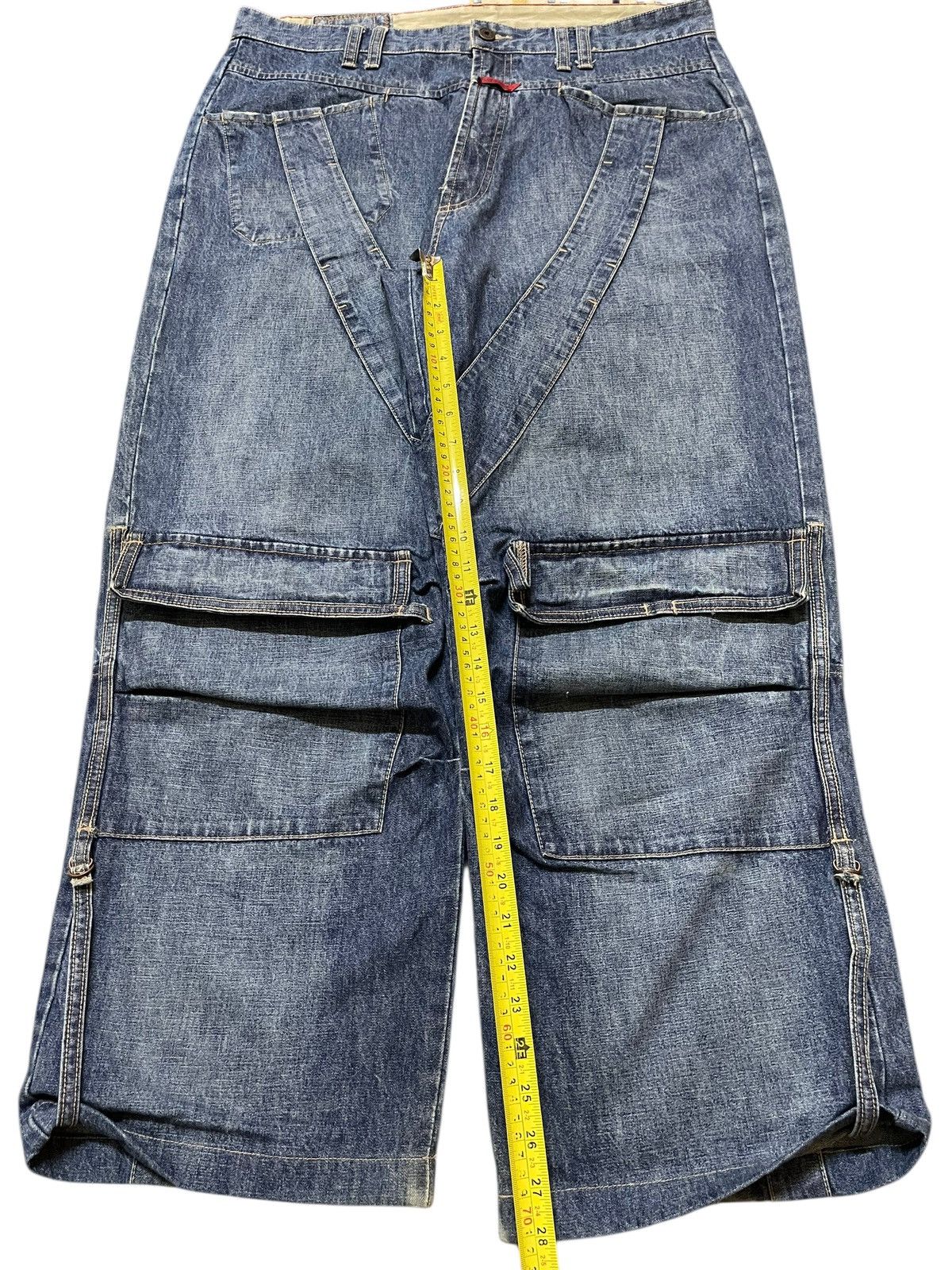 Marithe + Francois Girbaud Vintage Marithe Francois Girbaud Avant Garde Baggy Jeans Size US 36 / EU 52 - 17 Thumbnail