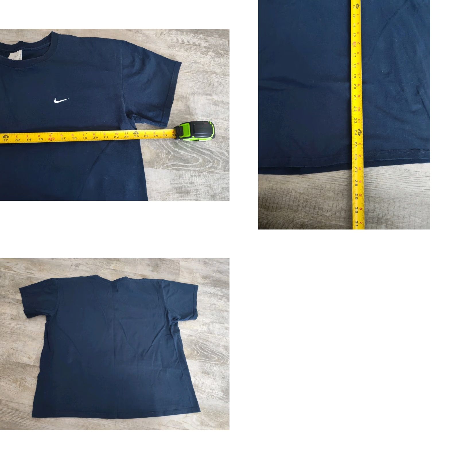 Nike Vintage Nike Y2K Check Logo T-Shirt Men XL Solid Navy Blue Athletic Sports Casual Size US XL / EU 56 / 4 - 8 Thumbnail