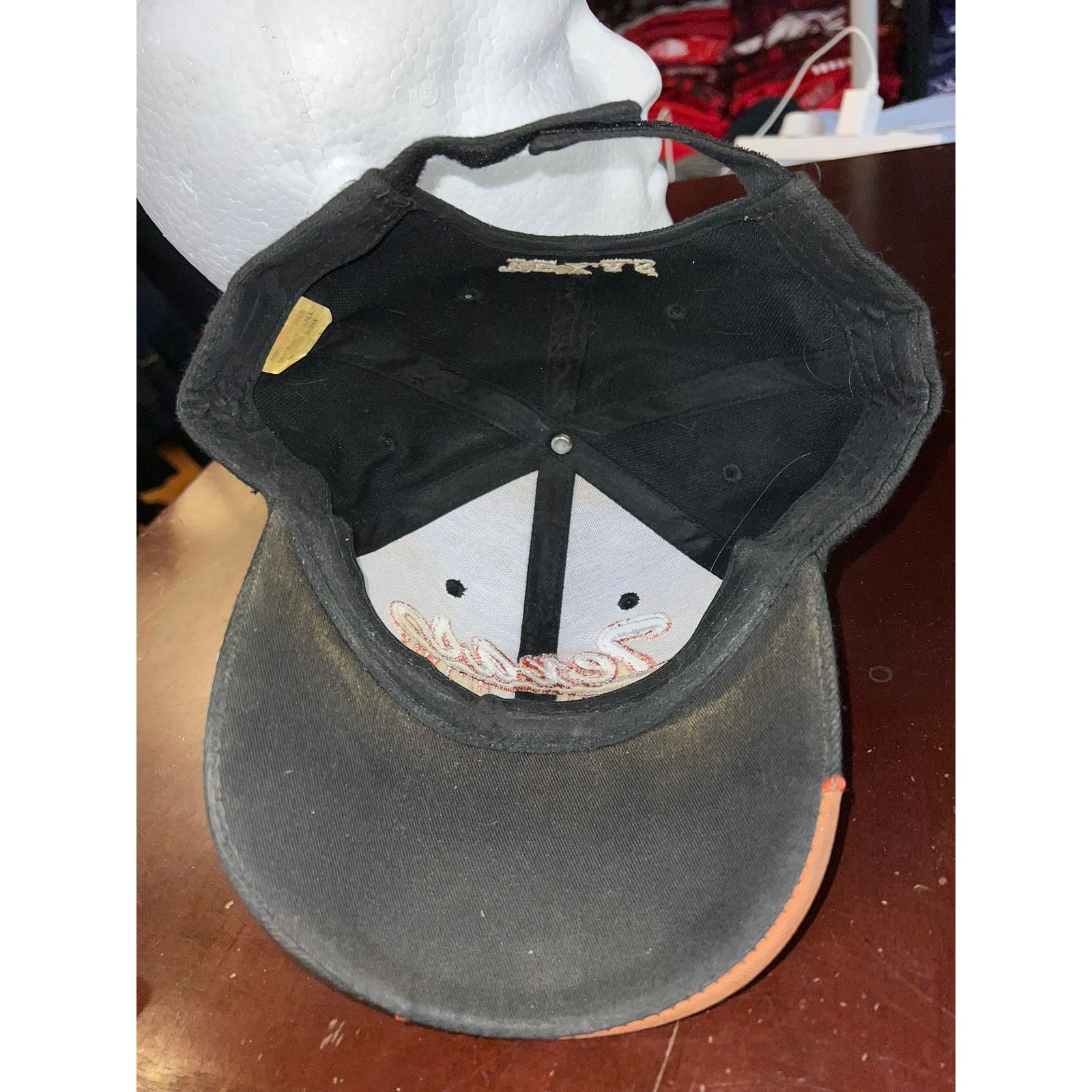 Vintage Vintage Texas Hat Cap Black Orange Graphic Headwear TX Size ONE SIZE - 7 Thumbnail
