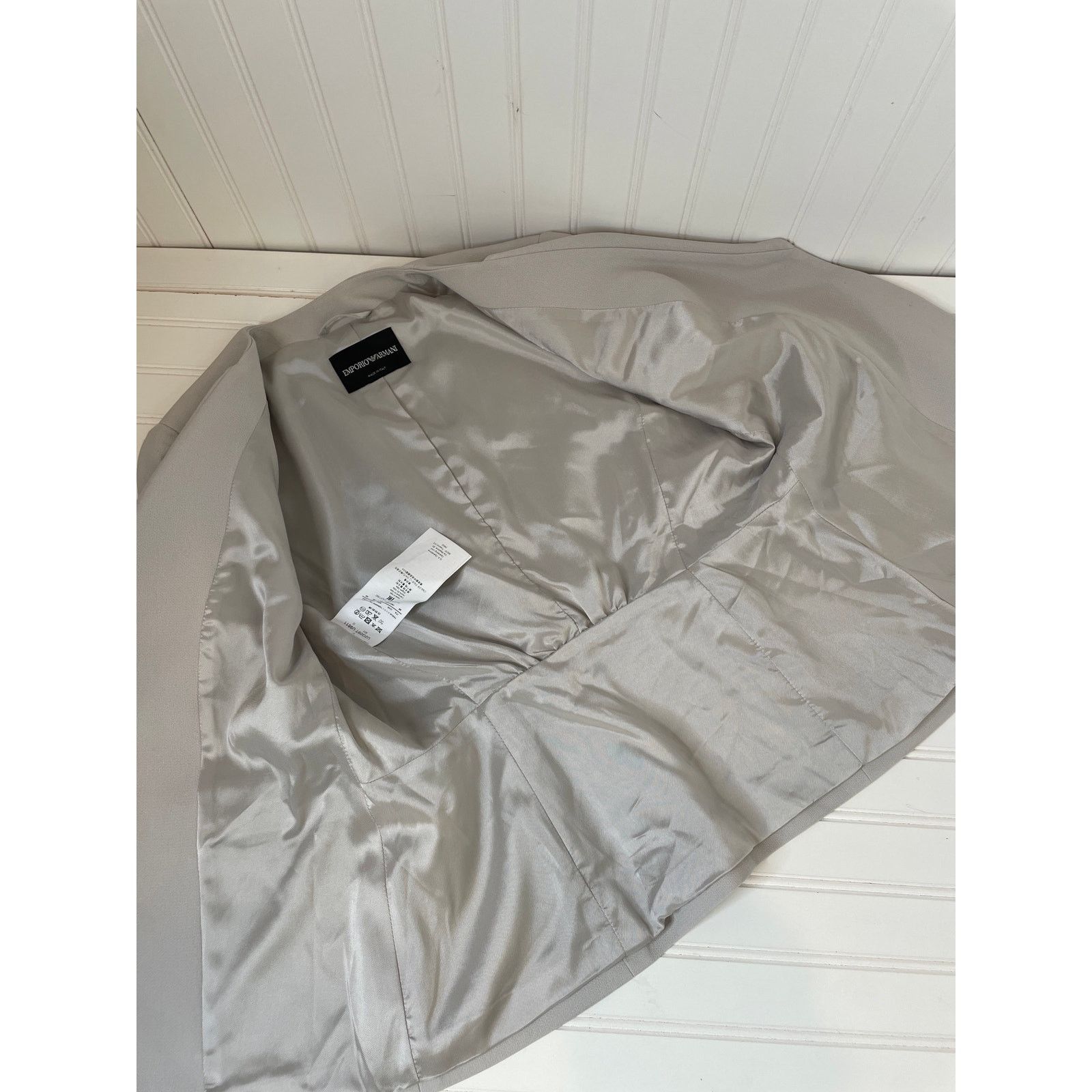 Emporio Armani Emporio Armani Gray Blazer Corpcore Office Corporate 12 Size XL / US 12-14 / IT 48-50 - 8 Thumbnail