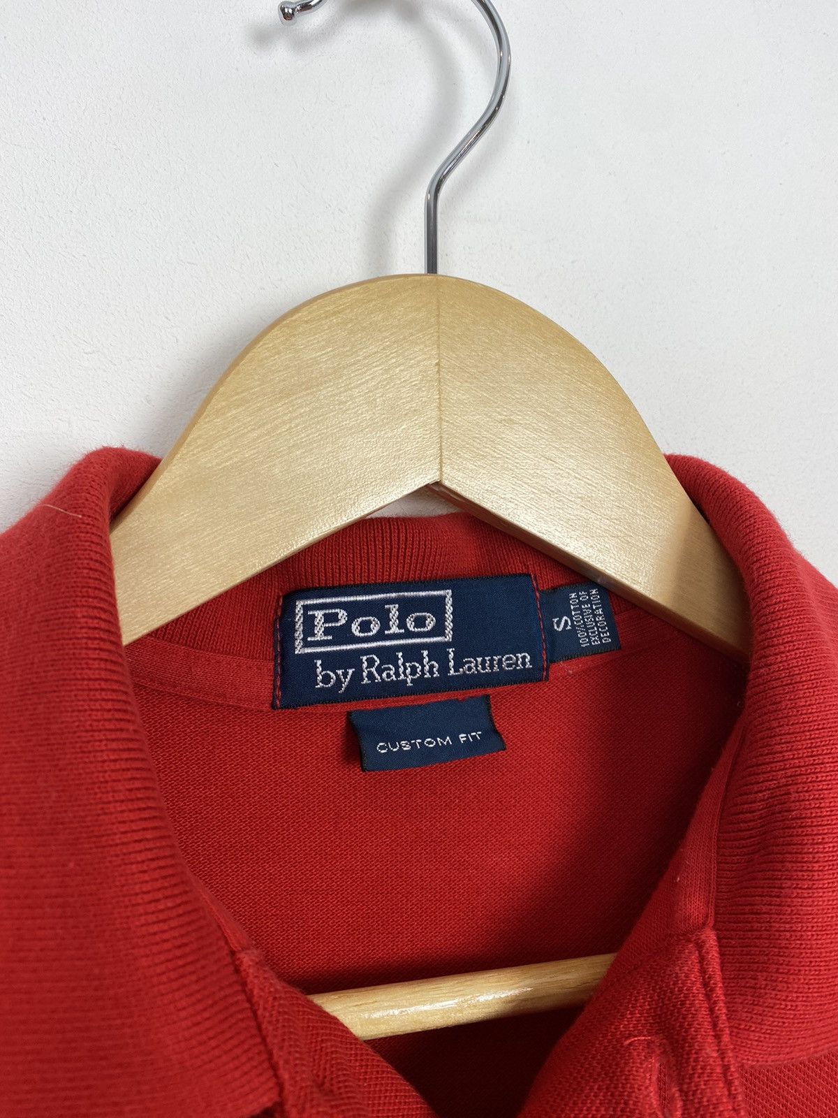 Polo Ralph Lauren Vintage Polo Ralph Lauren Embroidered Logo Polo Shirt Red Size US S / EU 44-46 / 1 - 5 Thumbnail