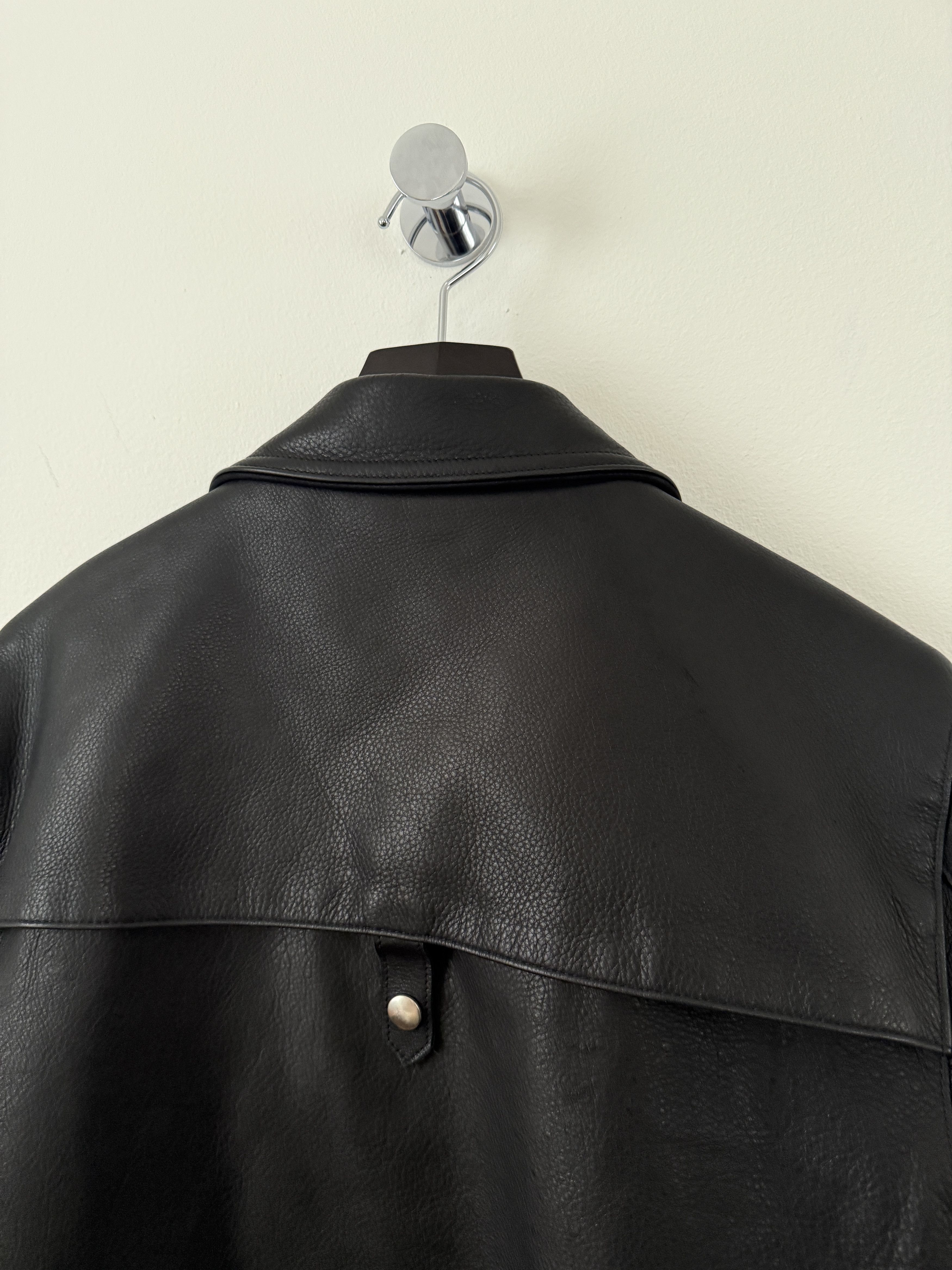 John Elliott Leather Moto Jacket Size US L / EU 52-54 / 3 - 11 Thumbnail