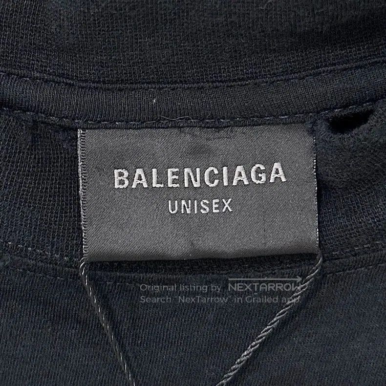 Balenciaga Balenciaga Logo Collar Long Sleeve Top. Size US L / EU 52-54 / 3 - 7 Thumbnail