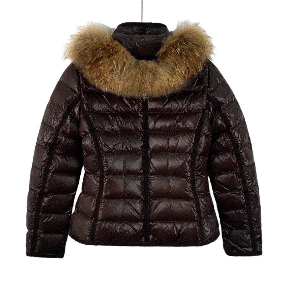 Moncler Moncler Armoise Collection Brown Hooded Hair Down Coat Size XS / US 0-2 / IT 36-38 - 2 Thumbnail
