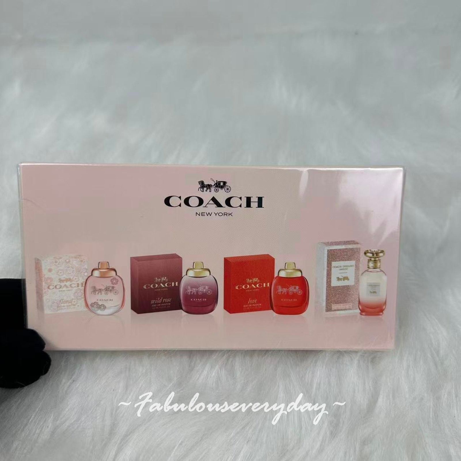 Coach Coach Mini Perfume Gift Set 4 Floral Wild Rose Love Dreams Size ONE SIZE - 1 Thumbnail