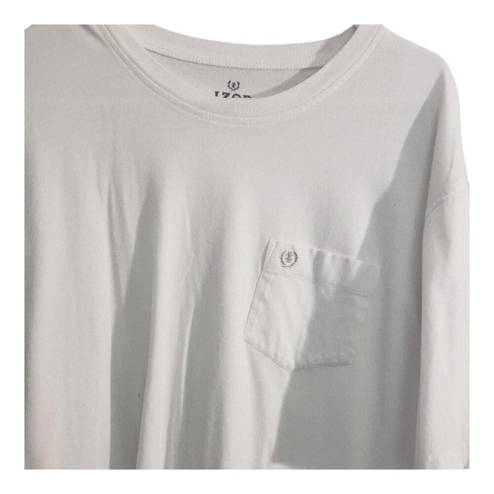 Izod CT1904 Men's White Izod T-shirt L Size US L / EU 52-54 / 3 - 2 Thumbnail