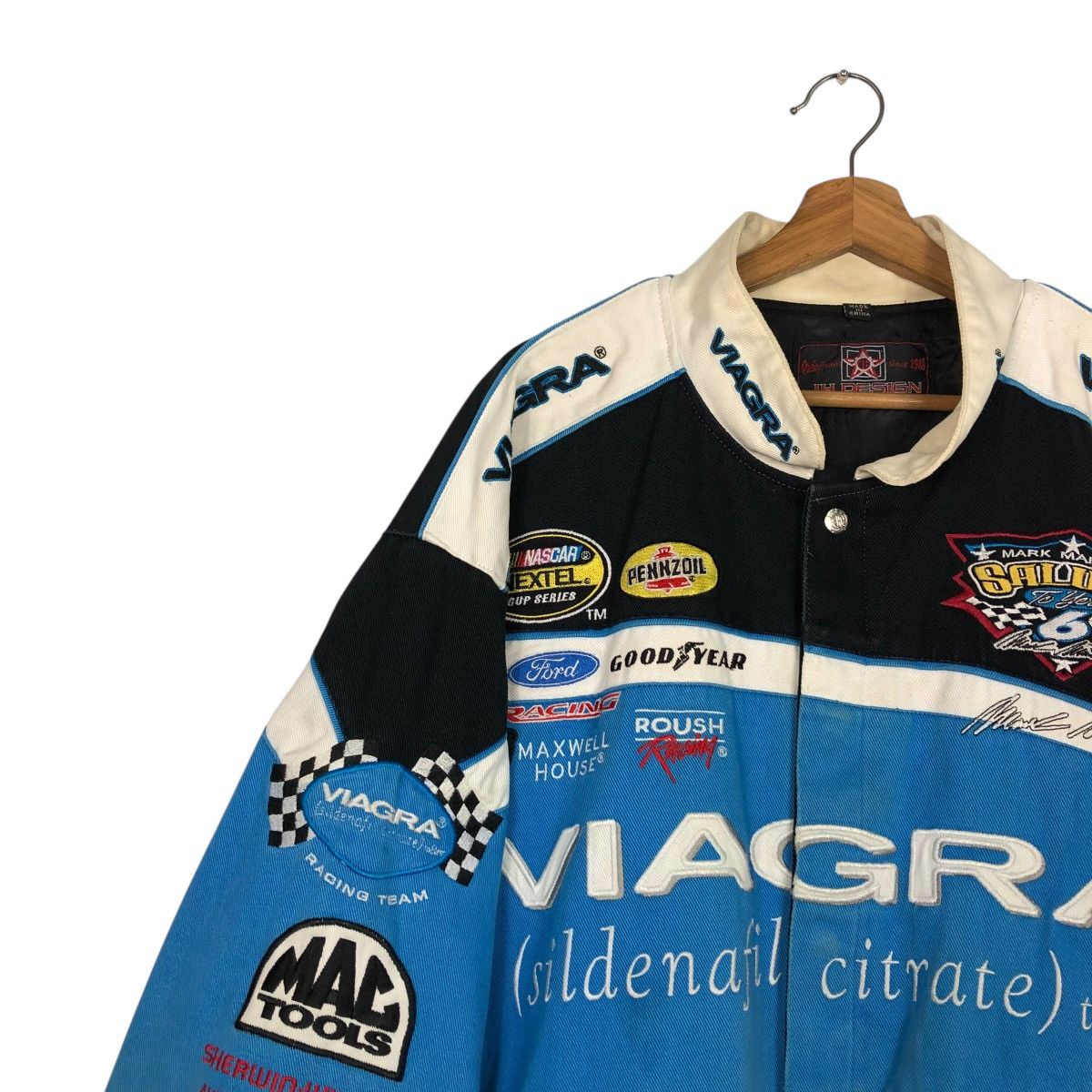 Jeff Hamilton 🔥JEFF HAMILTON OG MARK MARTIN’S VIAGRA KNICKS JACKET Size US XXL / EU 58 / 5 - 16 Thumbnail
