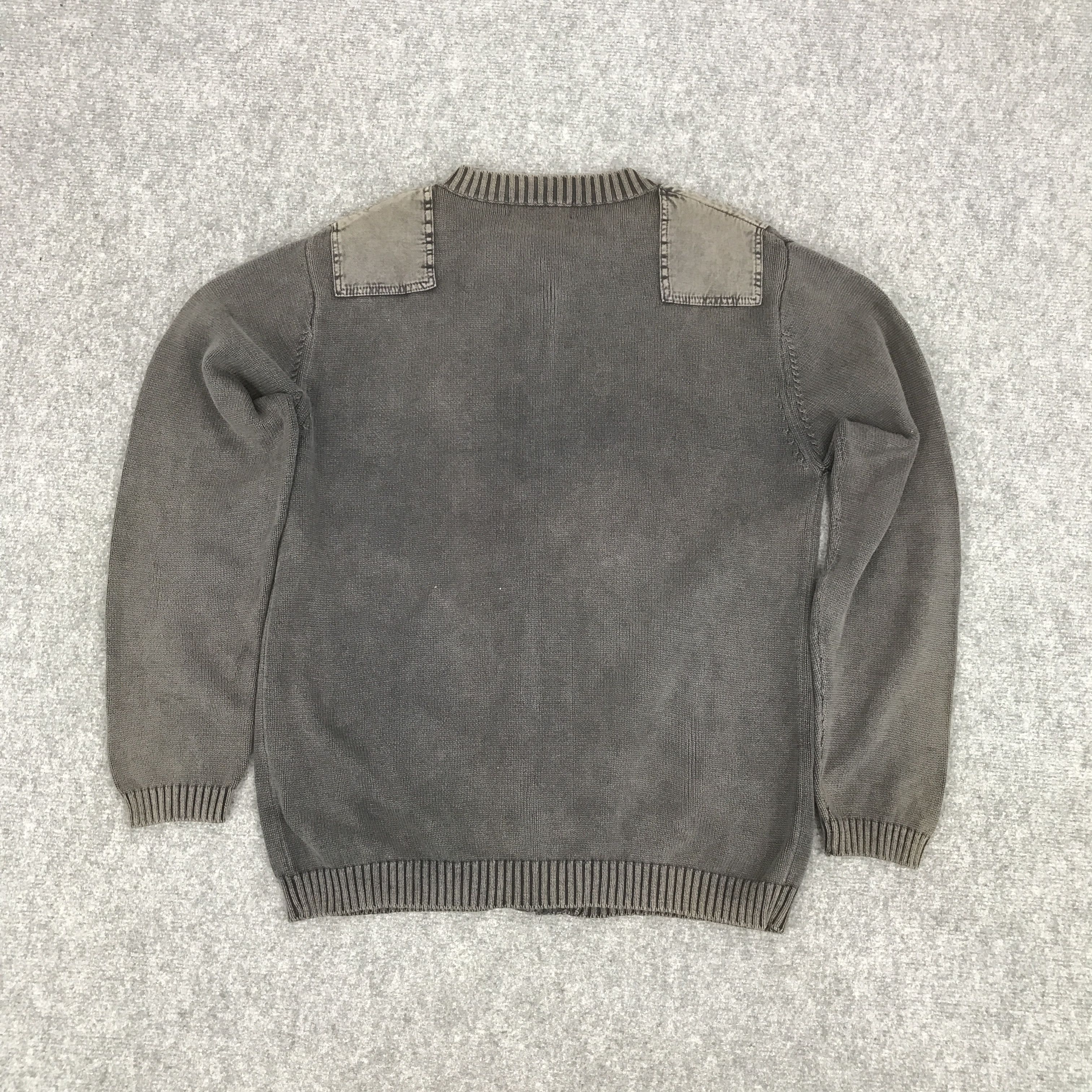 If Six Was Nine × Japanese Brand × Le Grande Bleu (L.G.B.) BEAMS JAPAN BLACK FADED KNITWEAR ZIPPER JACKET Size US L / EU 52-54 / 3 - 2 Thumbnail