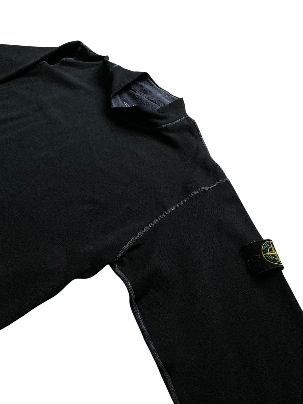 Stone Island Stone Island Archive Crewneck Turtleneck Black vintage patch Size US XL / EU 56 / 4 - 2 Thumbnail