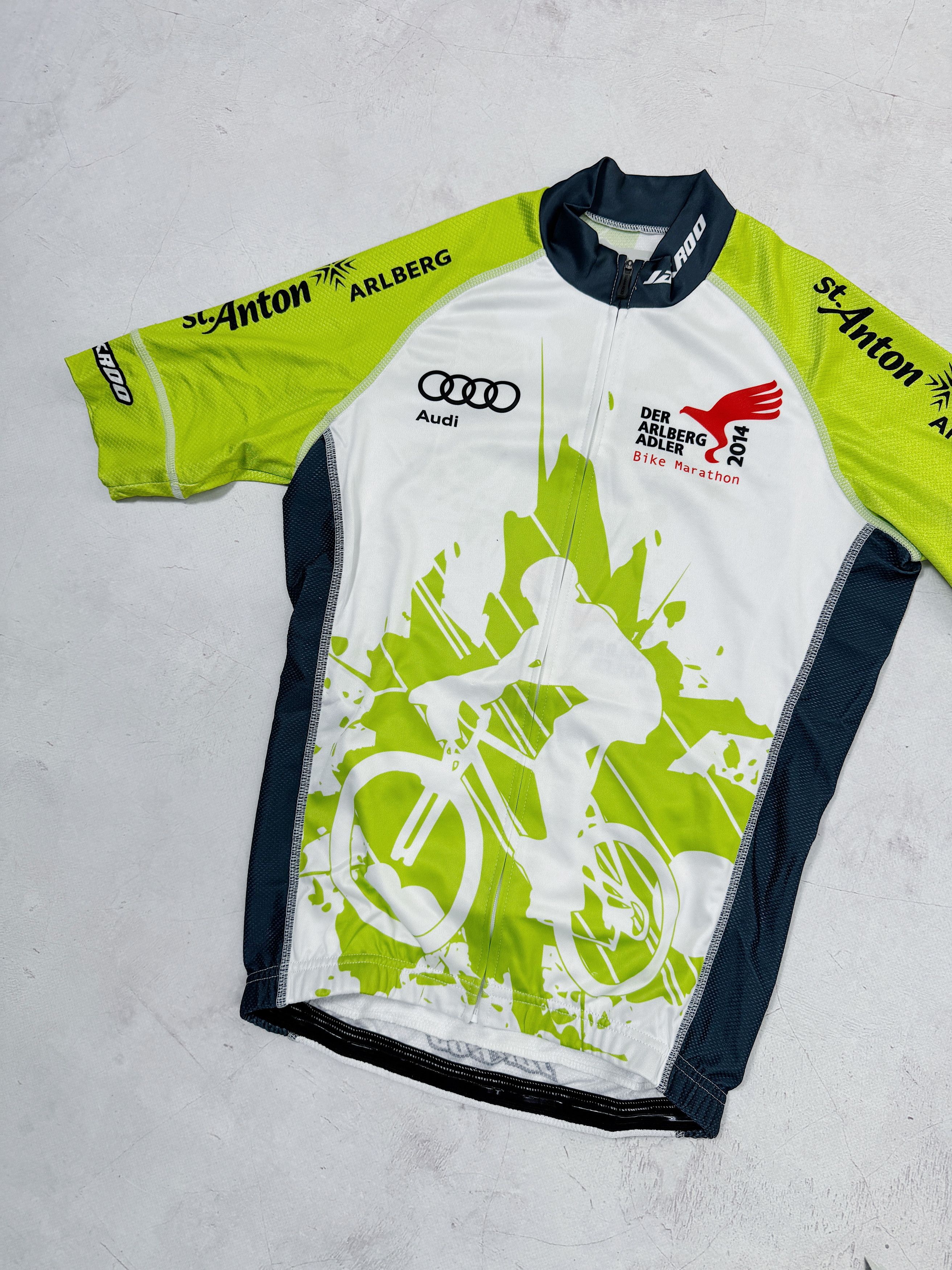 Sports Specialties Der Arlberg Adler 2014 Audi Cycling Jersey by Jakroo Size US S / EU 44-46 / 1 - 2 Thumbnail