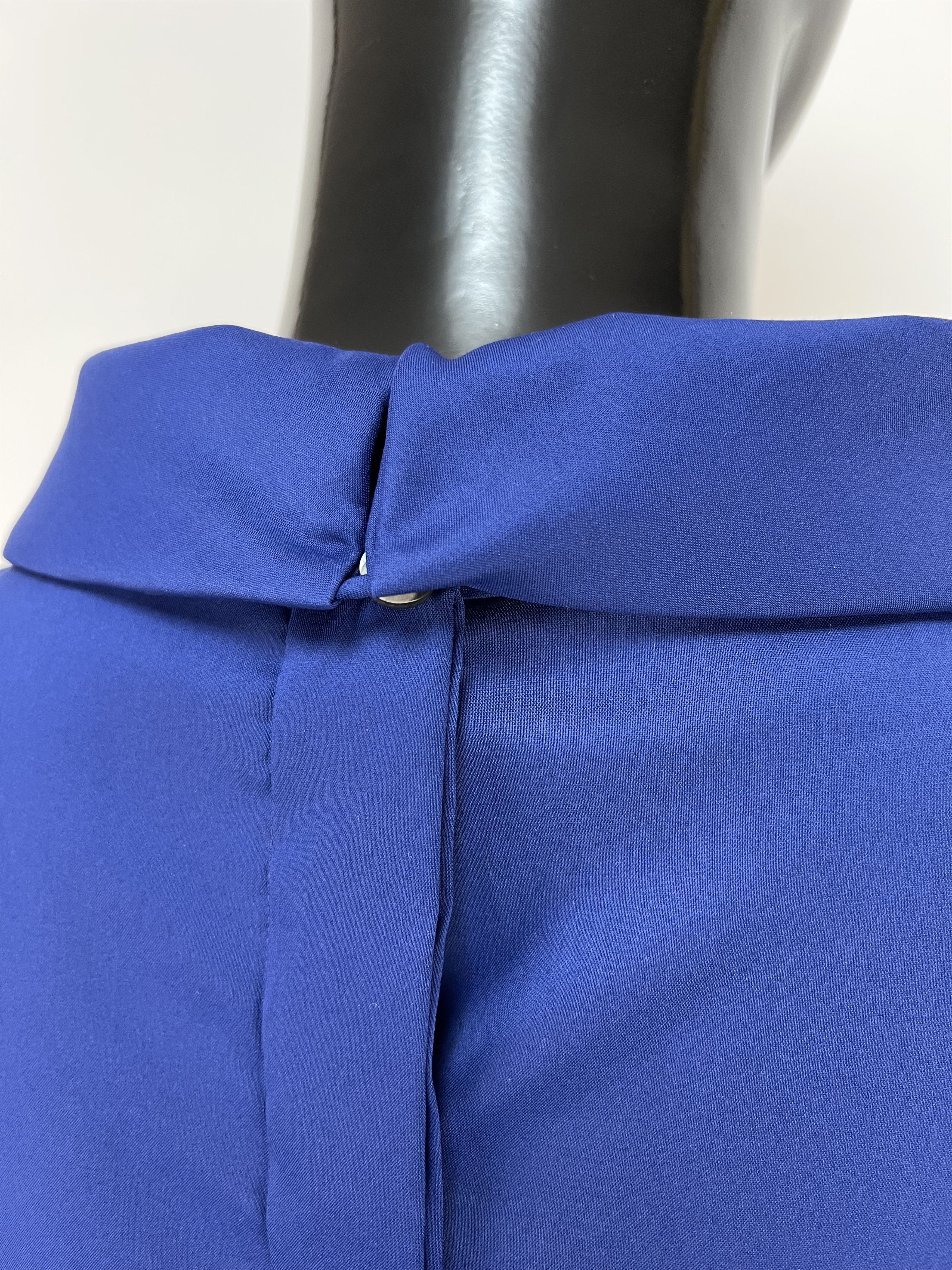 Prada PRADA Blue Cotton Blouse Size IT 46 Size L / US 10 / IT 46 - 11 Thumbnail