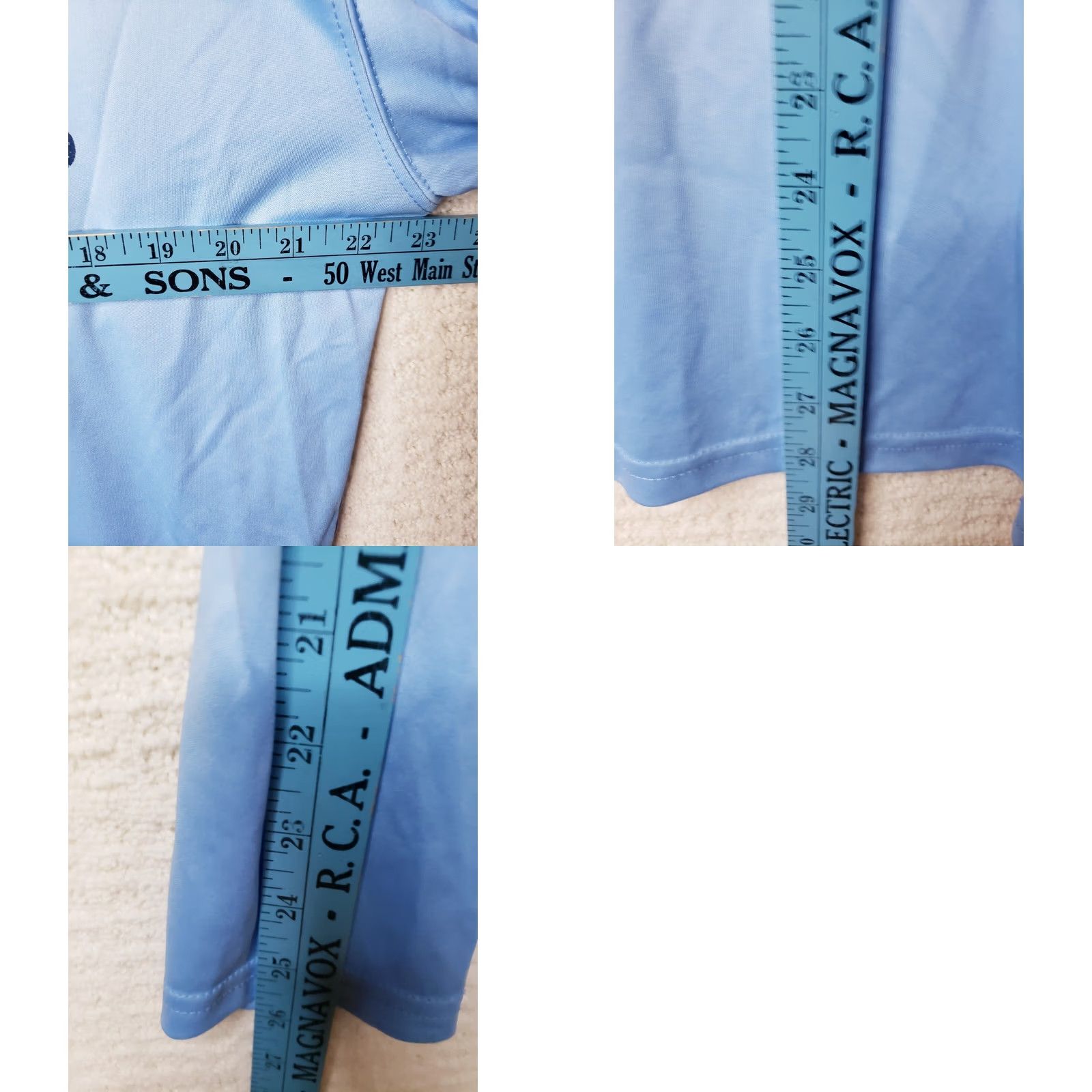 Area Altered Latitudes Mens L Blue Long Sleeve Map Shirt Beaufort SC Area Rivers FISH Shirt Mens L Blue Map Shirt Size US L / EU 52-54 / 3 - 9 Thumbnail