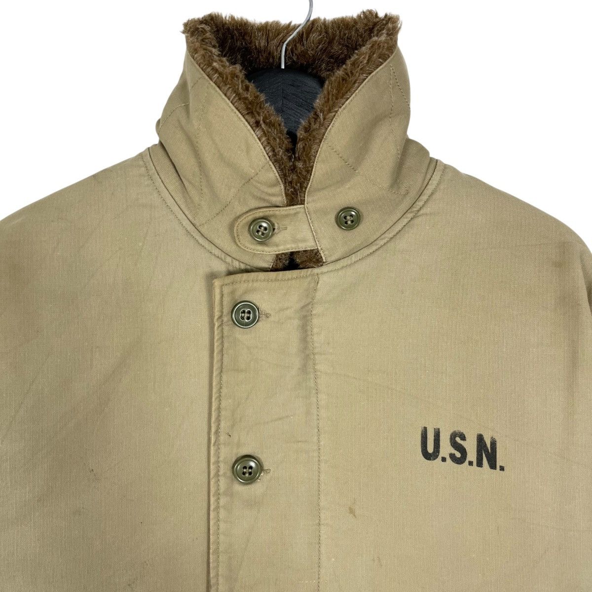 Vintage Vintage 70s Korean Wars Reproduction USN Deck Jacket Size US S / EU 44-46 / 1 - 3 Thumbnail