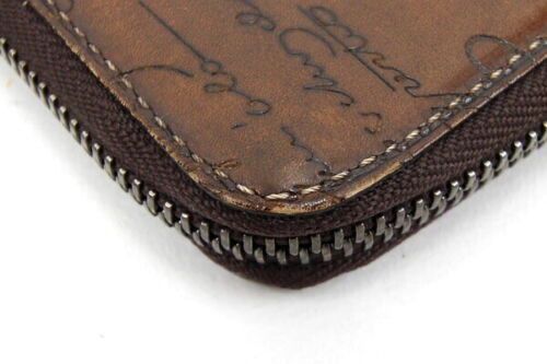 Berluti Berluti Zipped Long wallet Scritto Itauba BIFOLD Size ONE SIZE - 4 Thumbnail