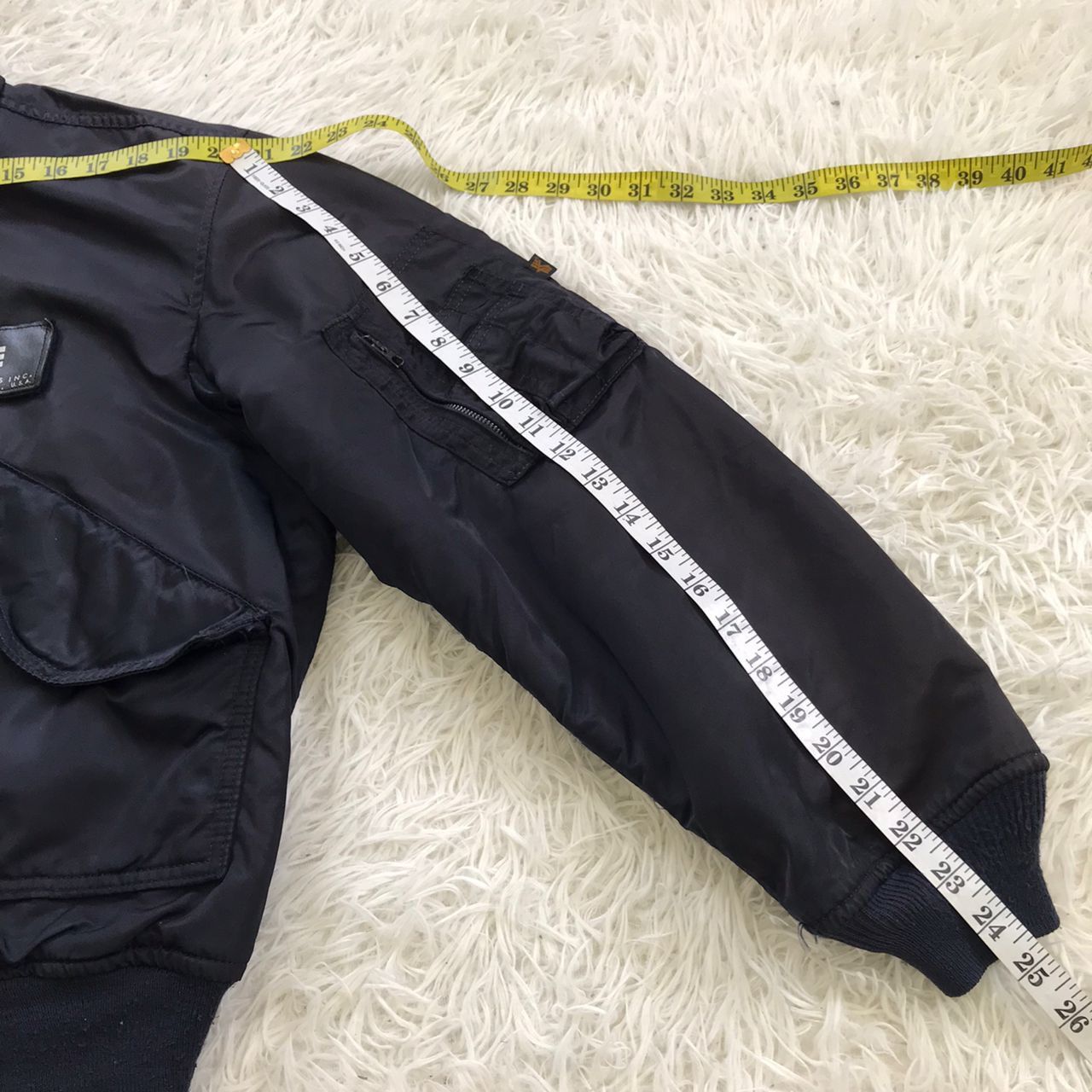 Alpha Industries Vintage Alpha Industries Bomber Jacket CWU-45 Ideal Zipper Size US L / EU 52-54 / 3 - 9 Thumbnail