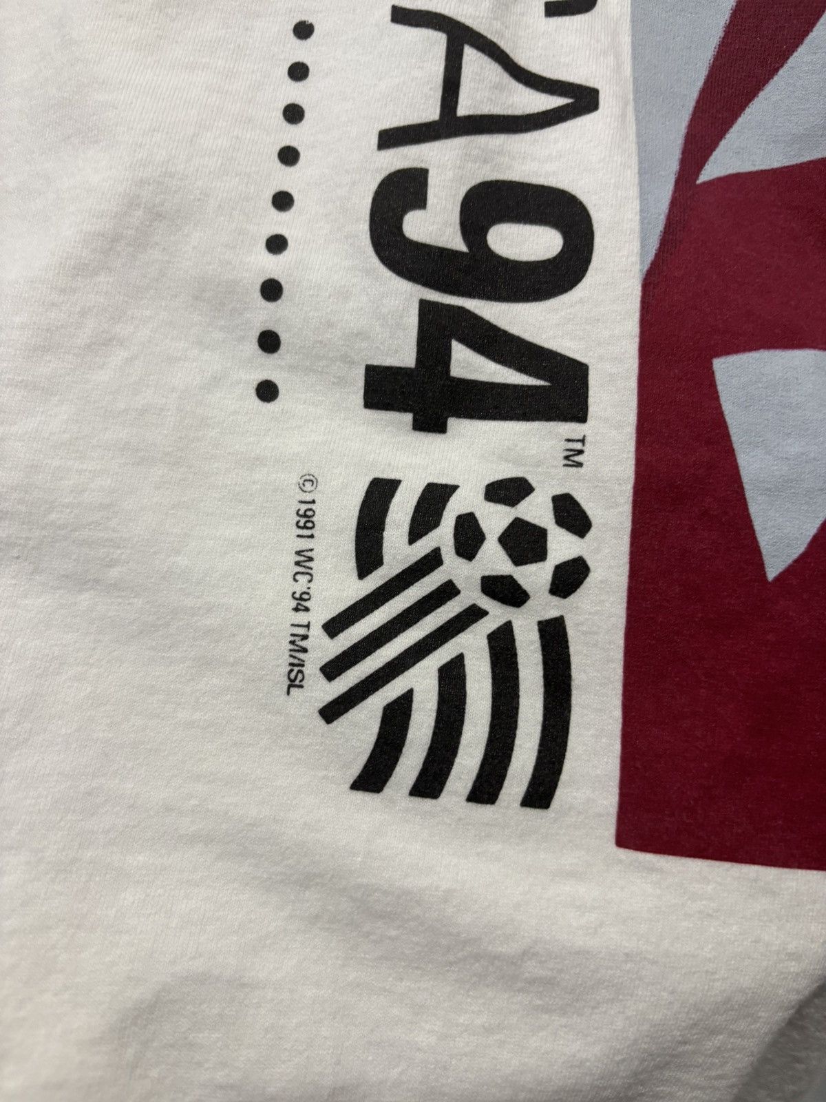 Adidas × Vintage Vintage Adidas 1994 World Cup Tshirt Size US L / EU 52-54 / 3 - 2 Thumbnail