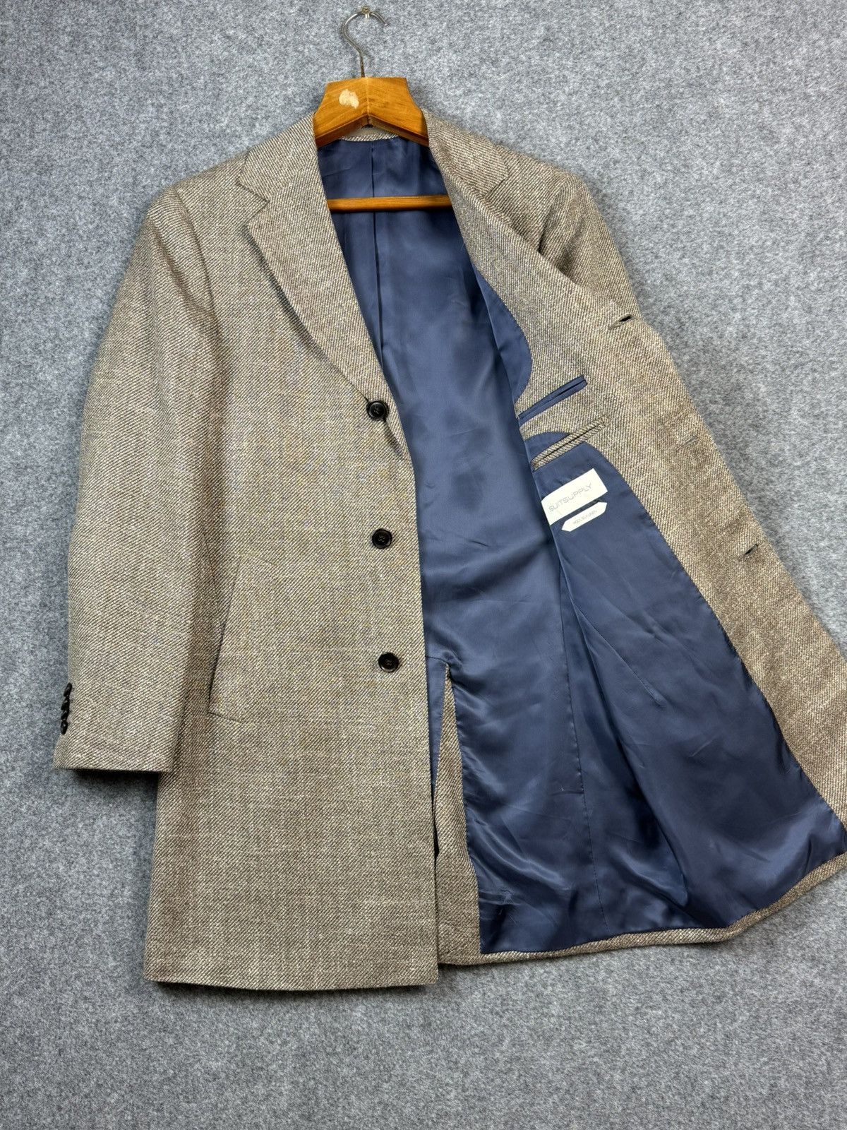 Suitsupply Suitsupply Vincenza Beige men’s wool coat size 48 Size US M / EU 48-50 / 2 - 10 Thumbnail