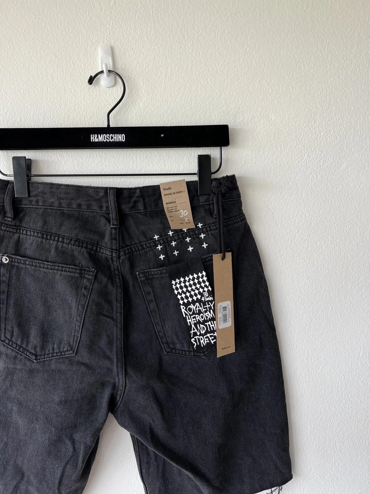 Ksubi new Ksubi womens denim short navana black brooklyn 30 12 Size 30" / US 8 / IT 44 - 4 Thumbnail