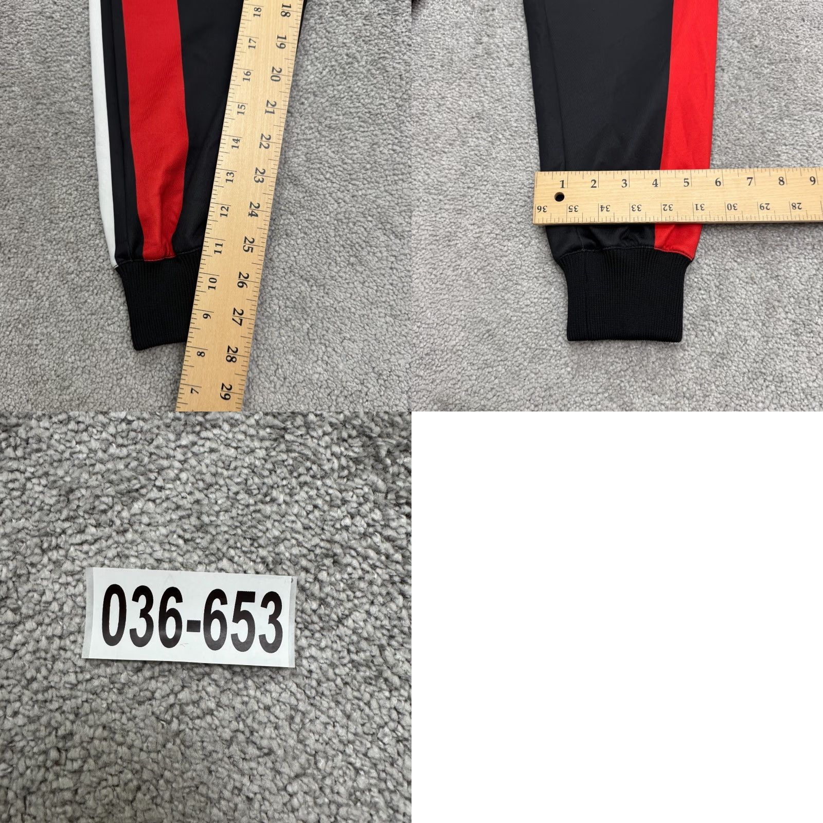 Vintage Beastmode Spartan Jogger Pants Mens S Red Regular Waist 28 Inseam 28in Tapered Size US 29 - 9 Thumbnail