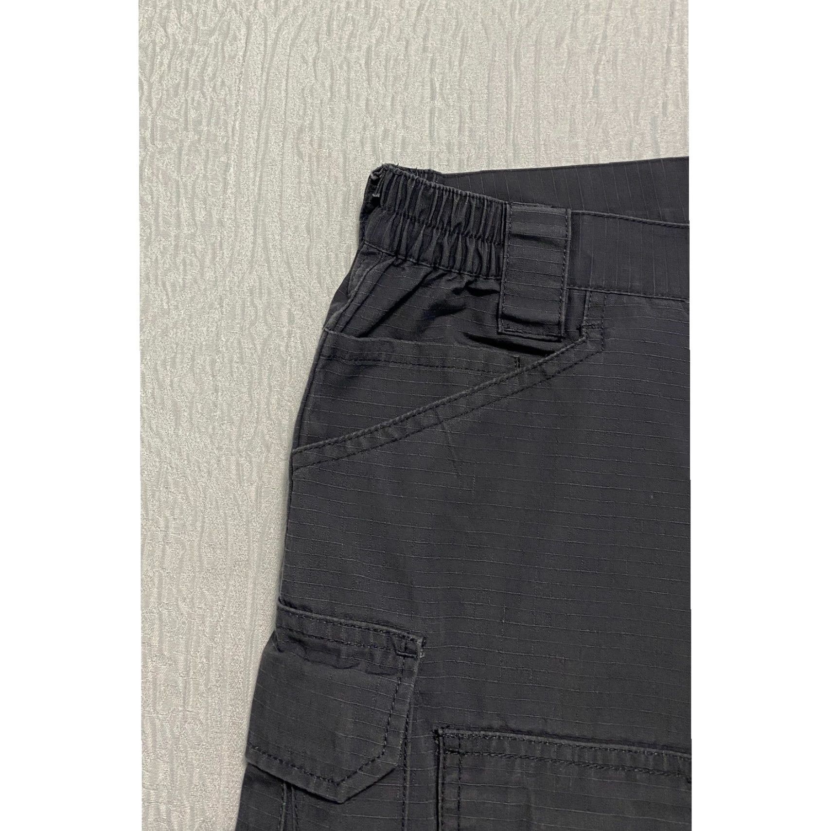 Vintage Tactical Pants Mens Pants 34 Gray Cargo Work Utility Elastic Waist Pocket Pockets Regular Straight Canvas Blend Cotton Polyester Thermals? Size US 34 / EU 50 - 4 Thumbnail