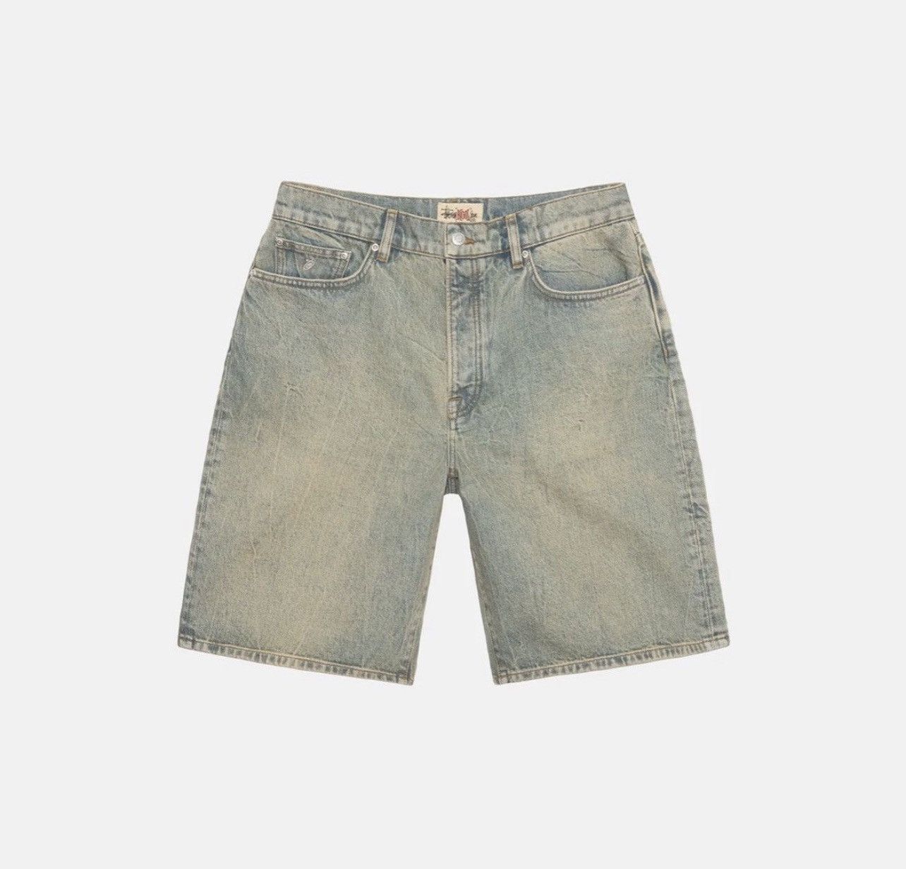 Stussy Big Ol Shorts in Lime Green Leather | Grailed