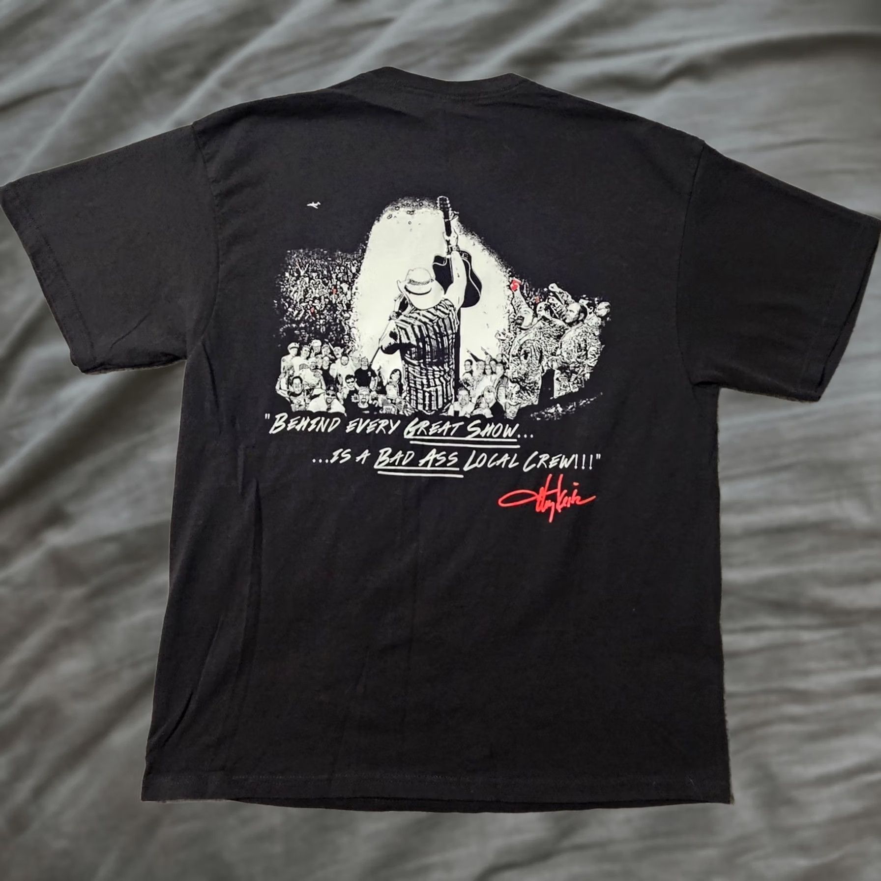 Delta VINTAGE Toby Keith Shut Up And Hold On Tour Delta Black XL Music T Shirt Mens Size US XL / EU 56 / 4 - 1 Thumbnail