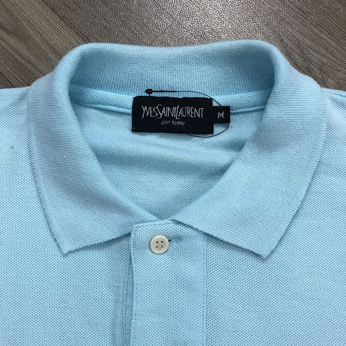 Vintage × Yves Saint Laurent 1990s Yves Saint Laurent Pure Homme YSL Iconic Polo Shirt Size US M / EU 48-50 / 2 - 5 Thumbnail
