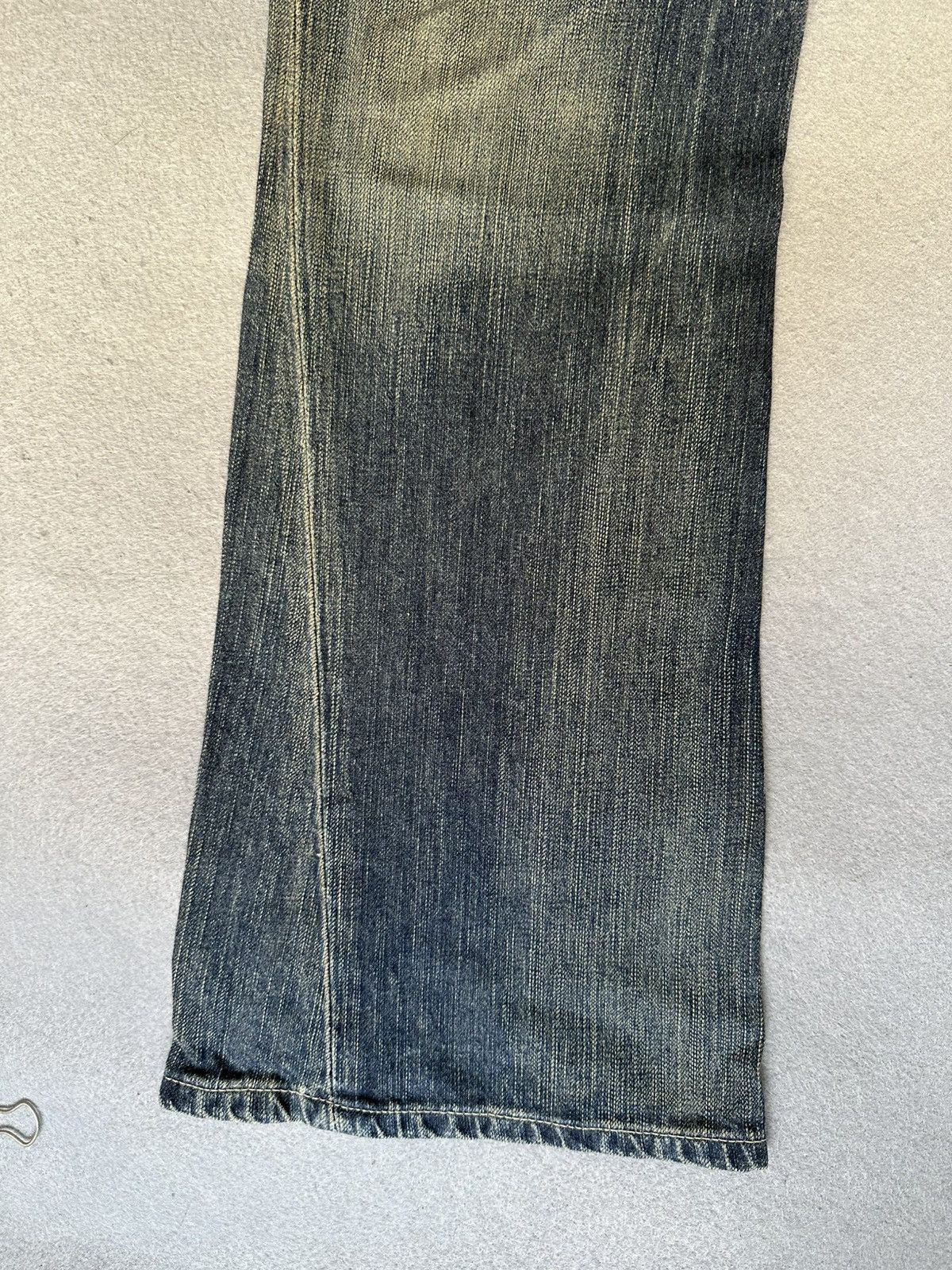 Japanese Brand FLARE Edwin Blue Trip Denim Size US 32 / EU 48 - 5 Thumbnail