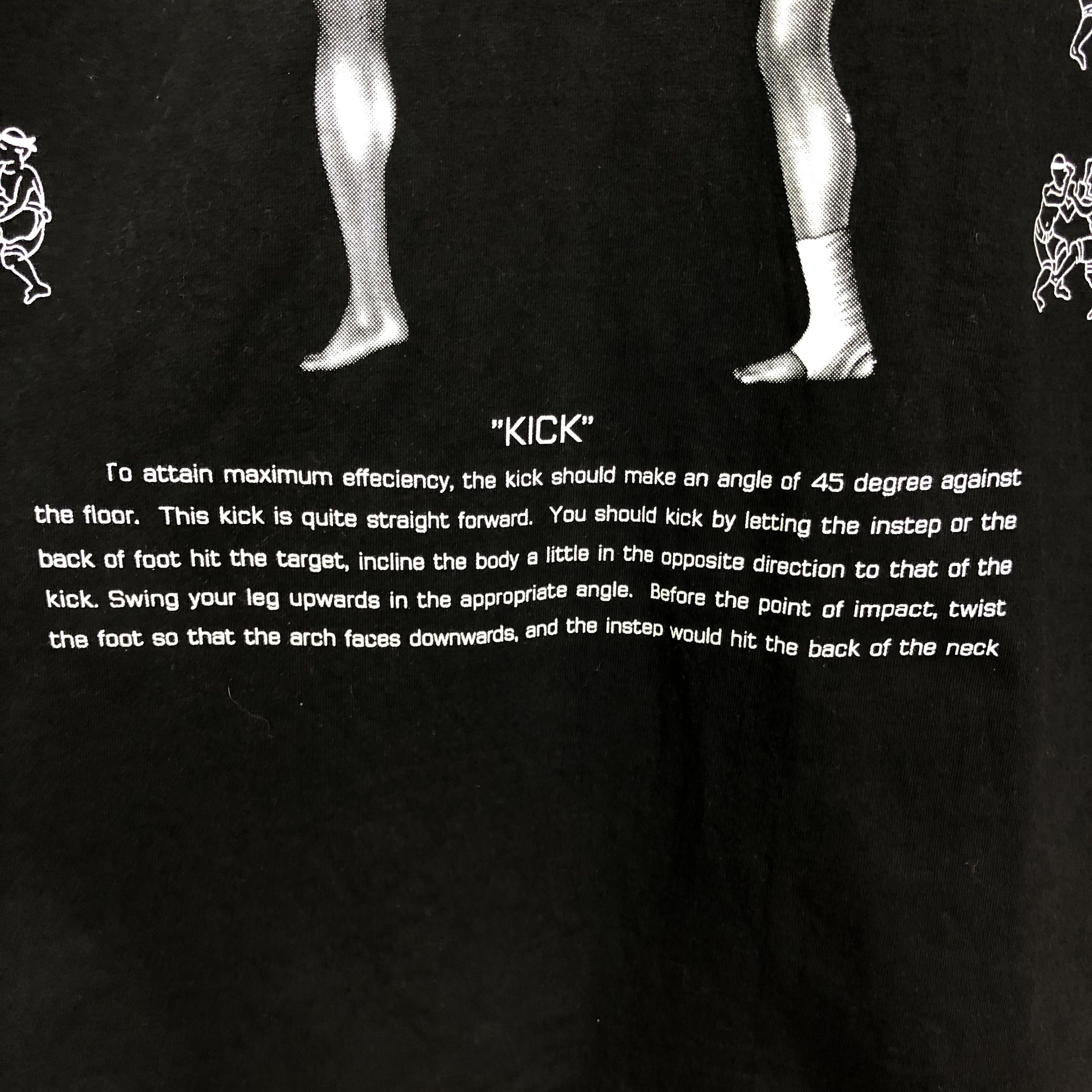 Other MUAY THAI Kick Lesson Crew Neck T Shirt #1582/01 Size US L / EU 52-54 / 3 - 8 Thumbnail