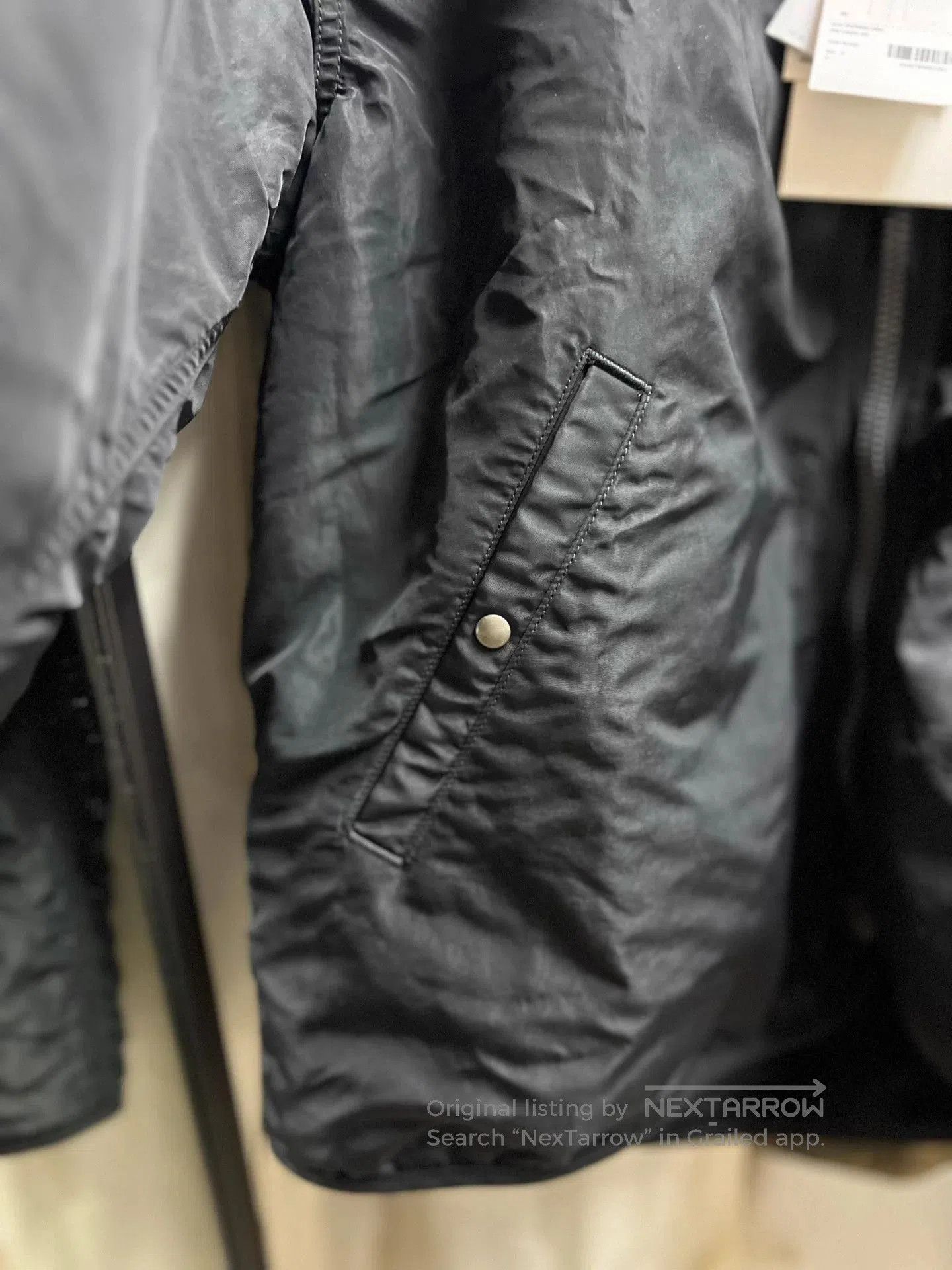 Visvim Black Zip-Front Padded Bomber Jacket. Size US M / EU 48-50 / 2 - 3 Thumbnail