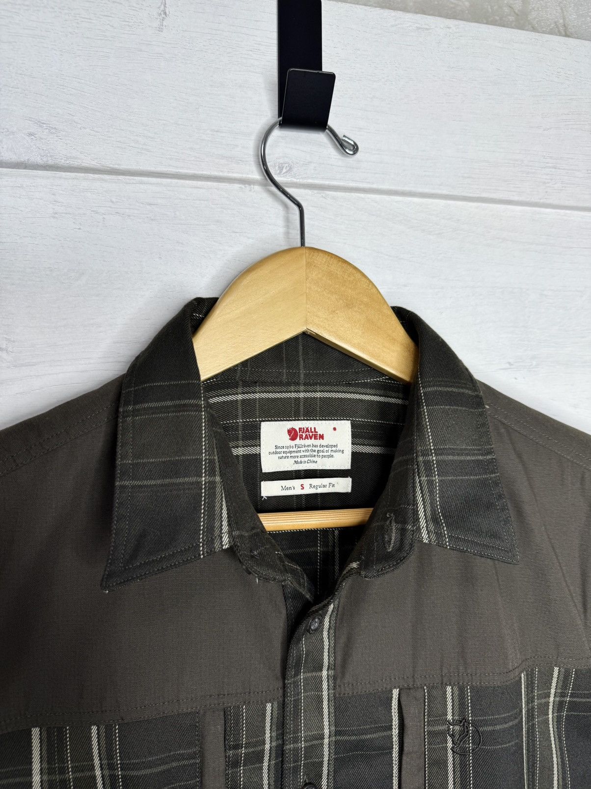 Fjallraven FjallRaven Singi Pro LS Shirt Olive Plaid G-1000 Gorpcore Size US S / EU 44-46 / 1 - 5 Thumbnail