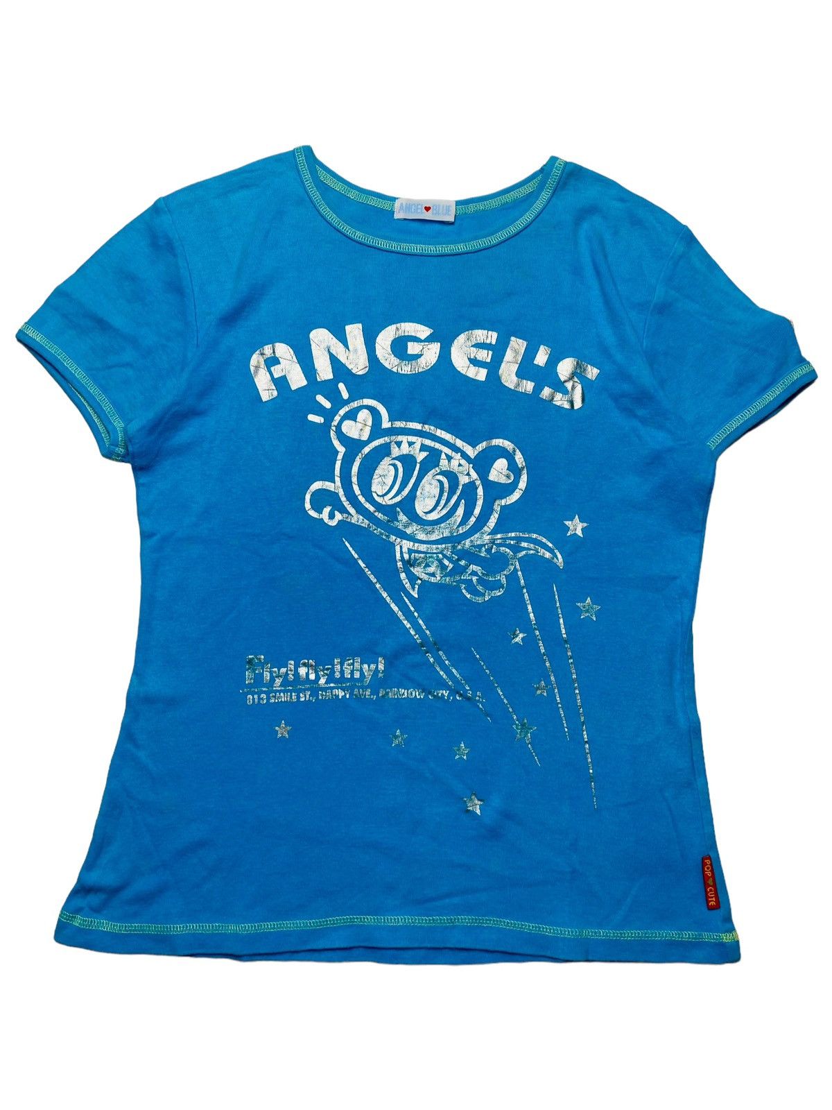 Angel Blue × Japanese Brand 2000s y2k angel blue- lovely