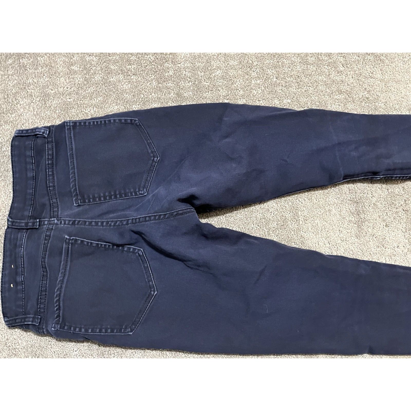 H&M LOGG H&M Womens Navy Blue Skinny Jeans 6 Size 28" / US 6 / IT 42 - 4 Thumbnail
